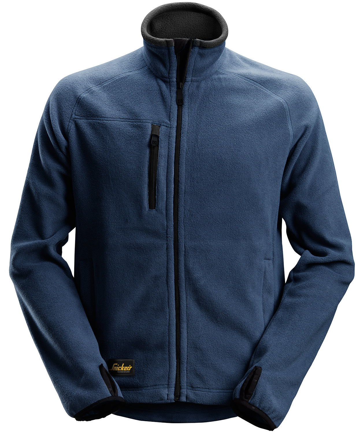 Snickers AllroundWork fleece jacket 8022, Marine Blue/Black