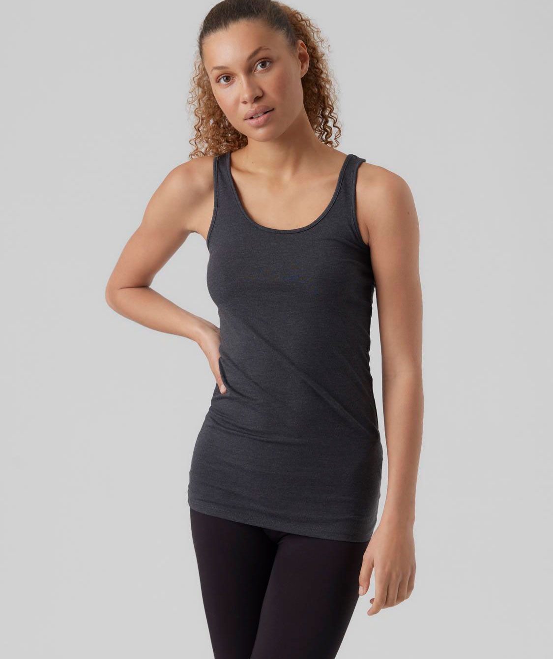 Vero Moda VMMAXI MY SOFT l&aring;ng linne dam