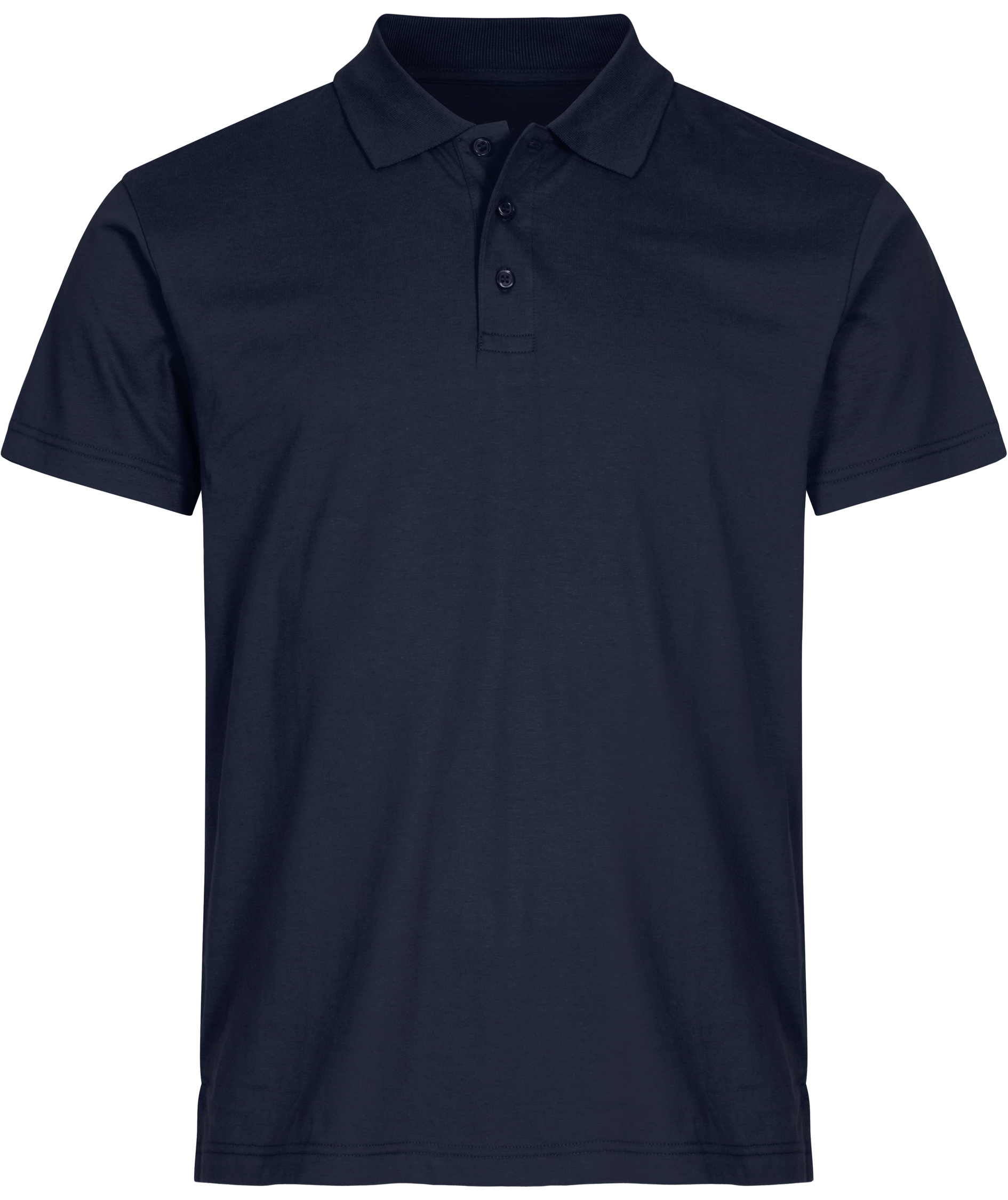 Clique Single Jersey Polo T-shirt, Dark navy