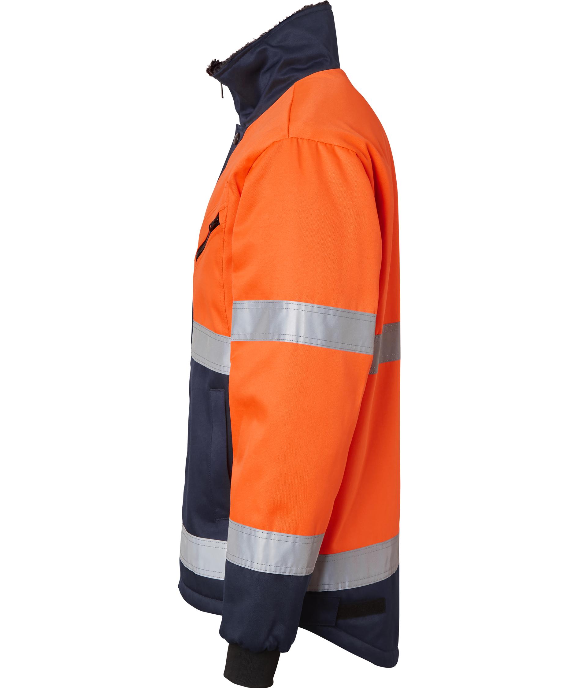 Top Swede Winterjacke 5616, Hi-Vis Orange/Navy, large image number 3