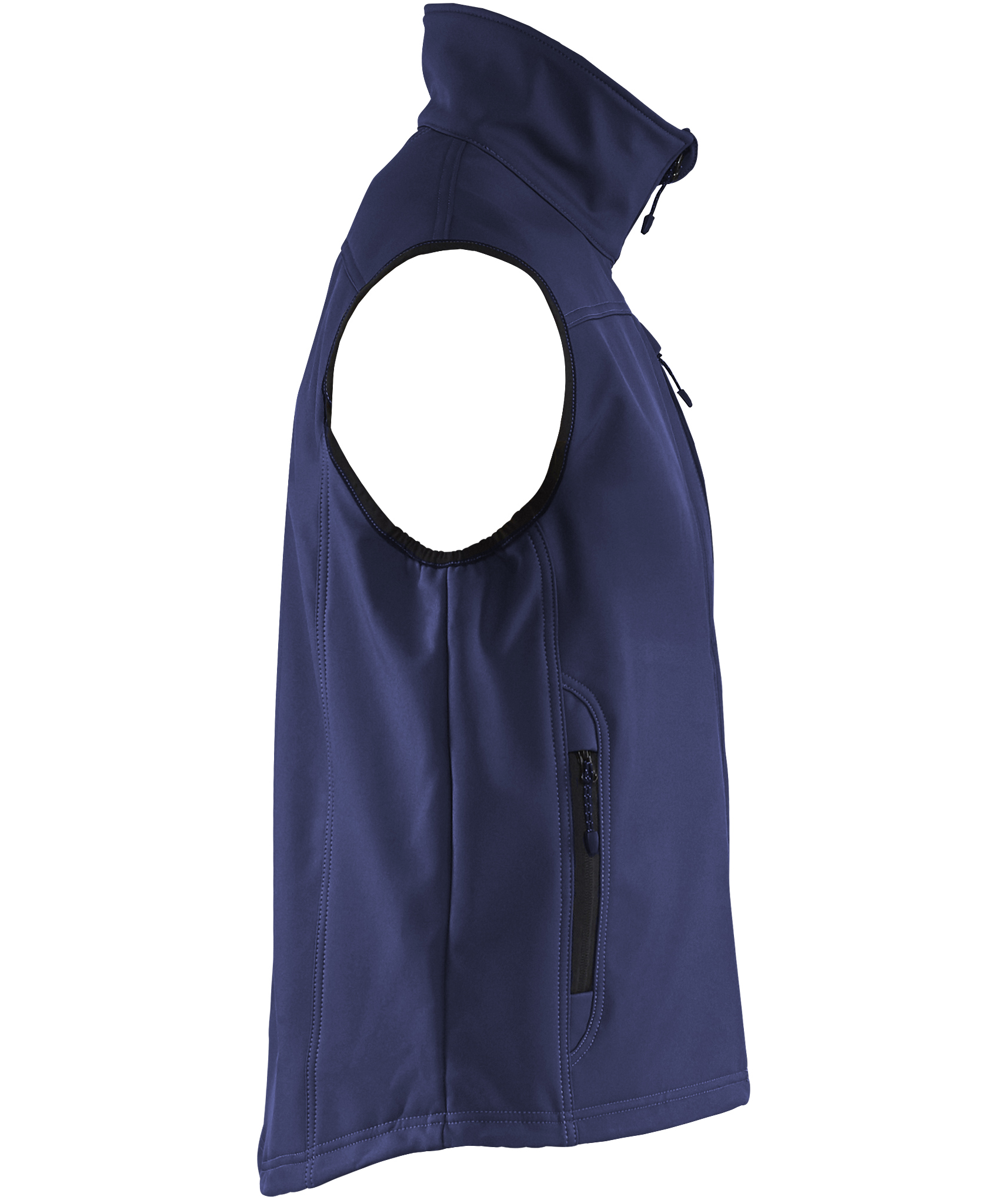 Bl&aring;kl&auml;der softshell vest, Marine, large image number 2