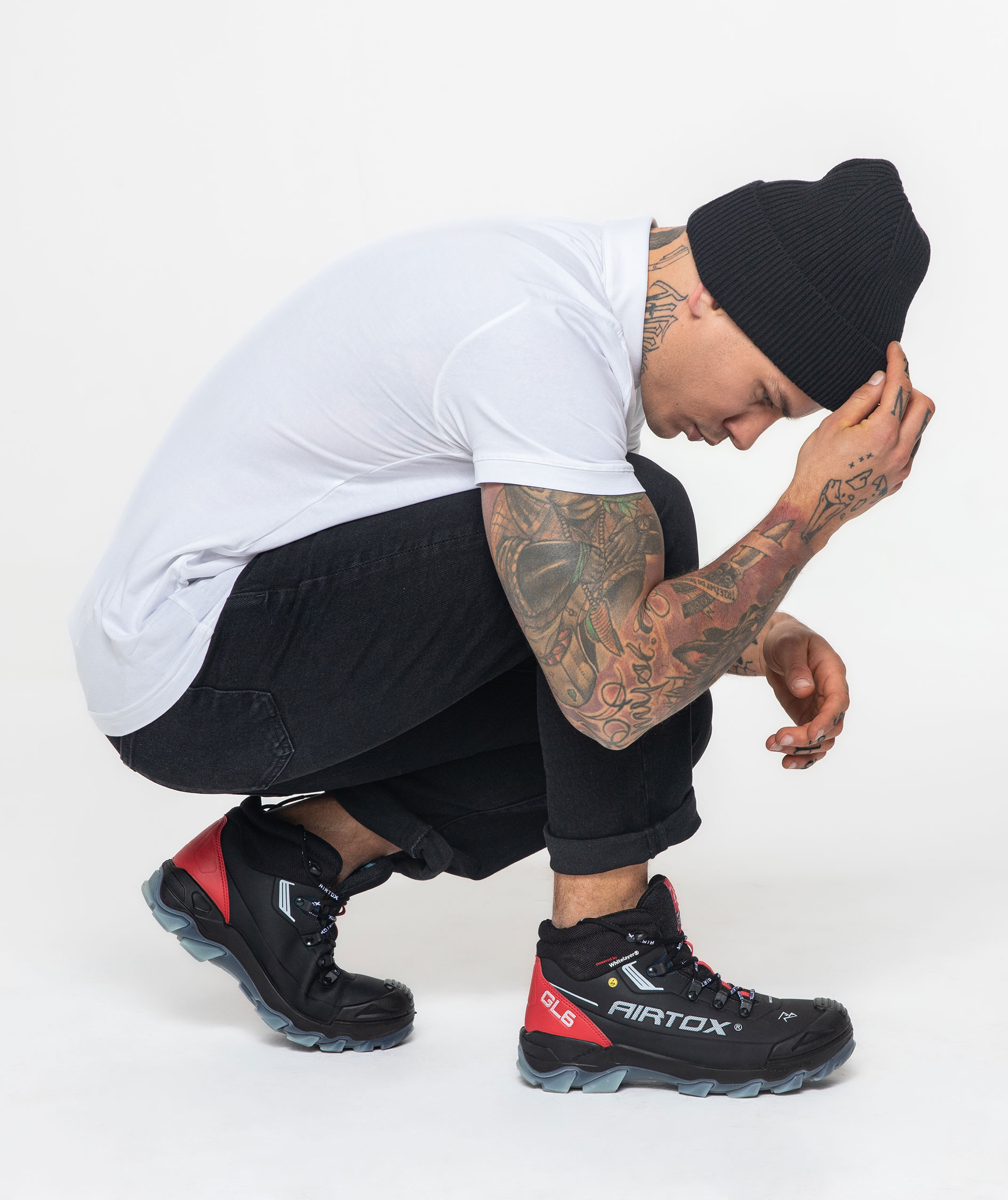 Airtox GL6 sikkerhedsst&oslash;vletter S3, Sort, large image number 2