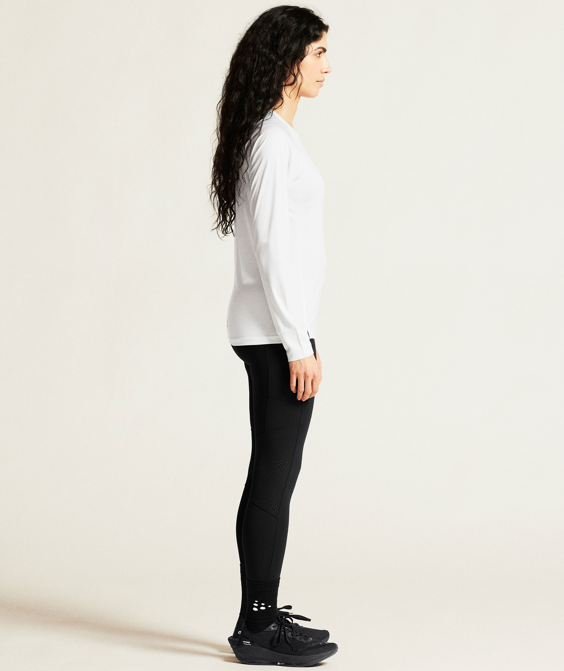 Craft Rush 2.0 l&aring;ng&auml;rmad T-shirt dam, White, large image number 3