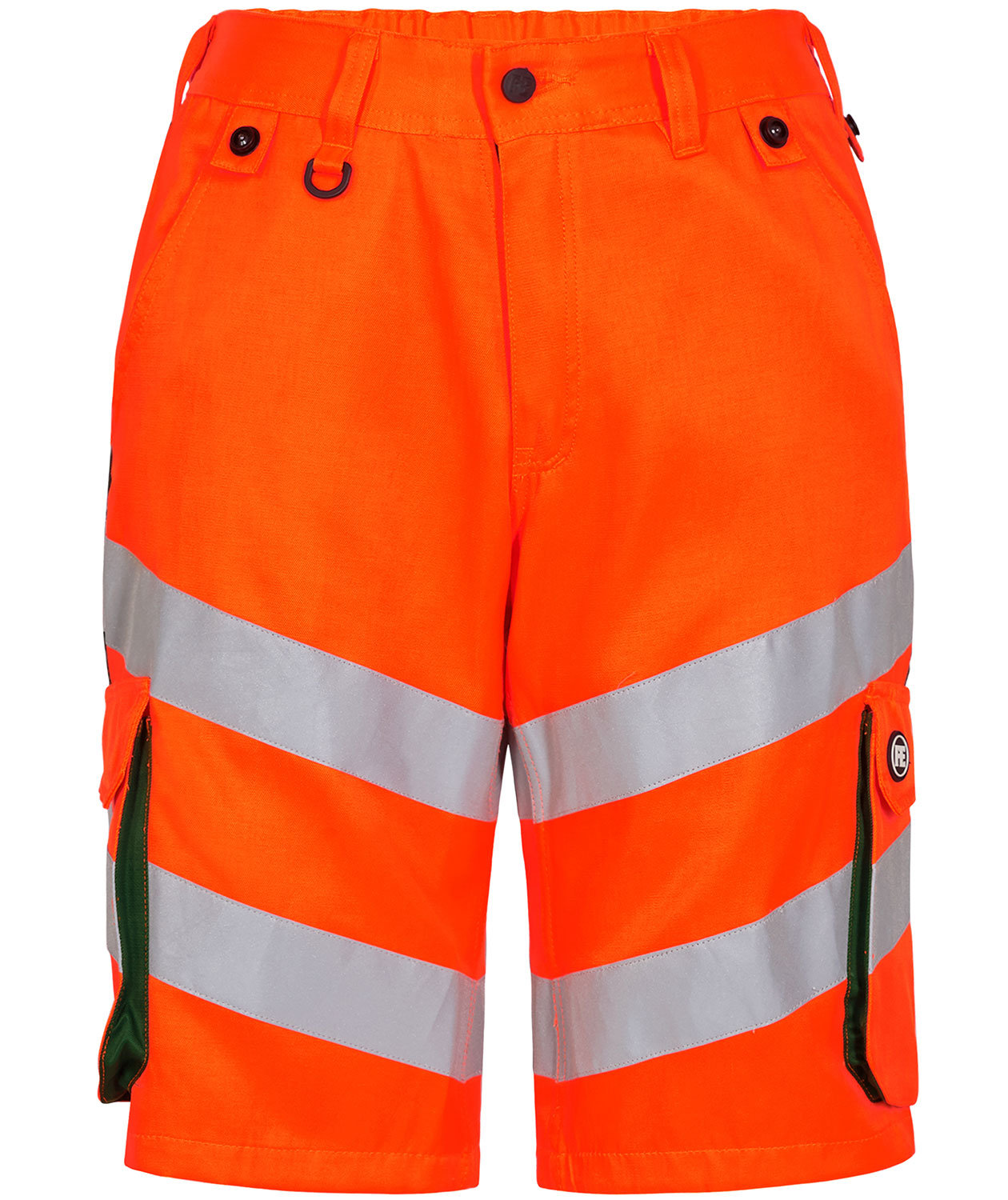 Engel Safety Light arbeidsshorts, Hi-vis Oransje/Gr&oslash;nn, Hi-vis Oransje/Gr&oslash;nn, swatch