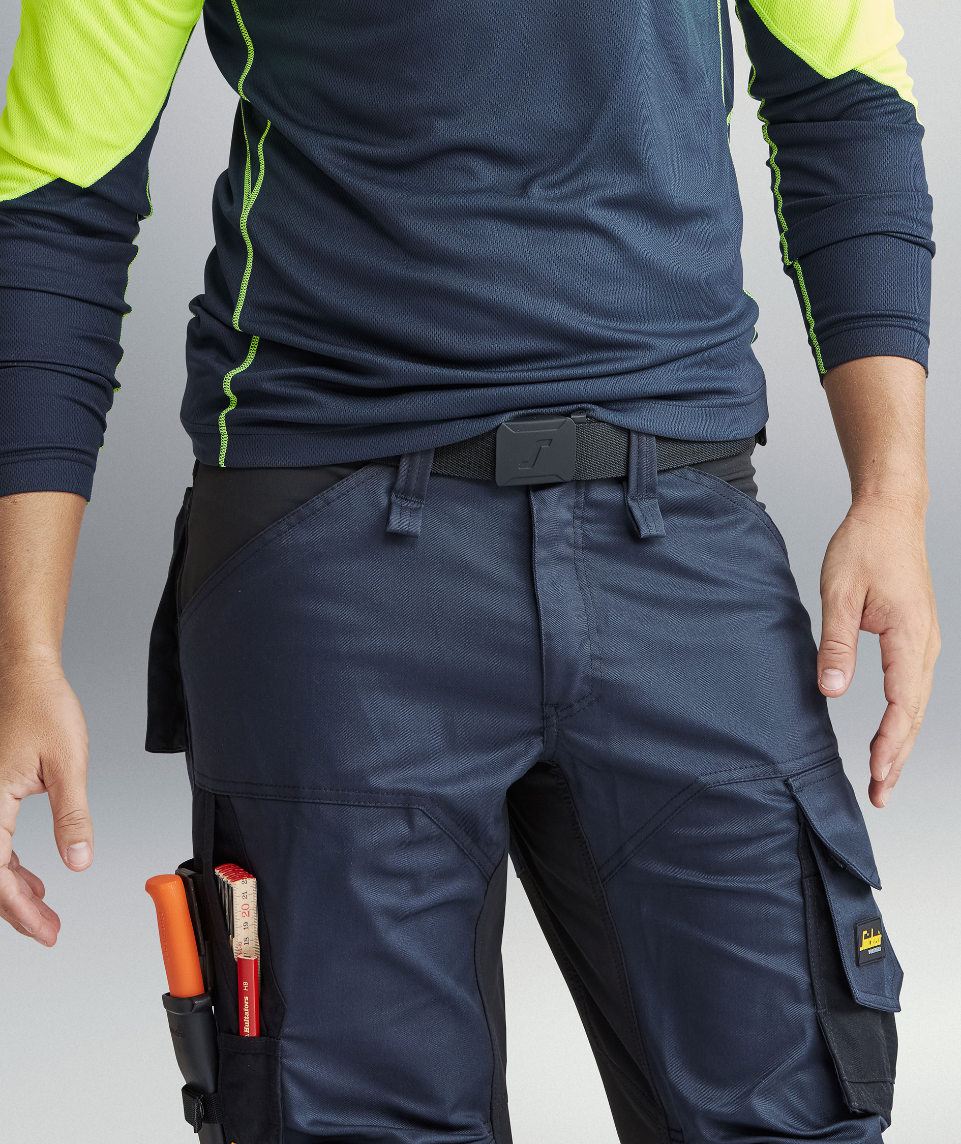 Snickers AllroundWork arbeidsbukse 6351, Navy/Svart, large image number 5