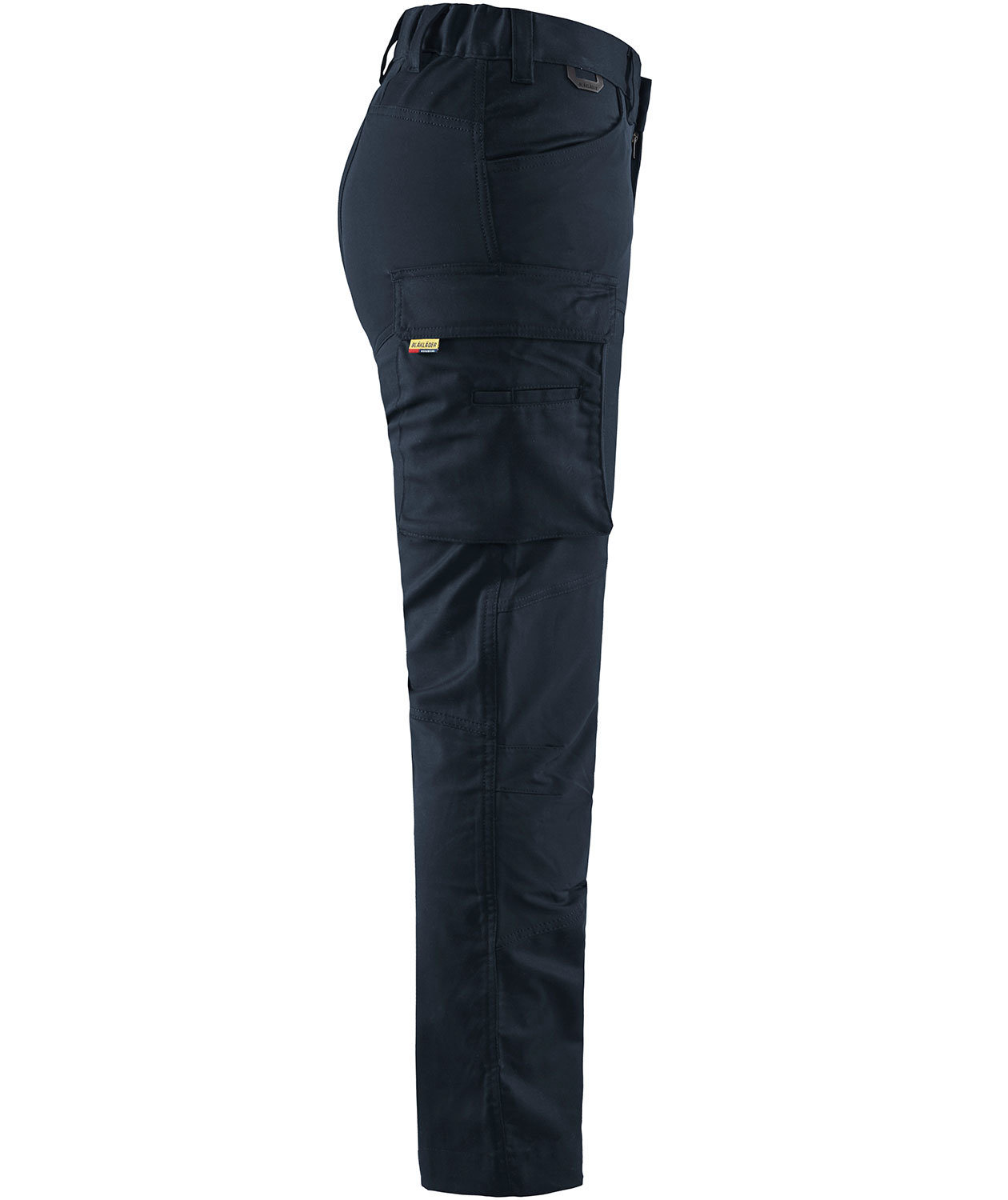 Bl&aring;kl&auml;der arbetsbyxa dam, M&ouml;rk Marinbl&aring;, large image number 3