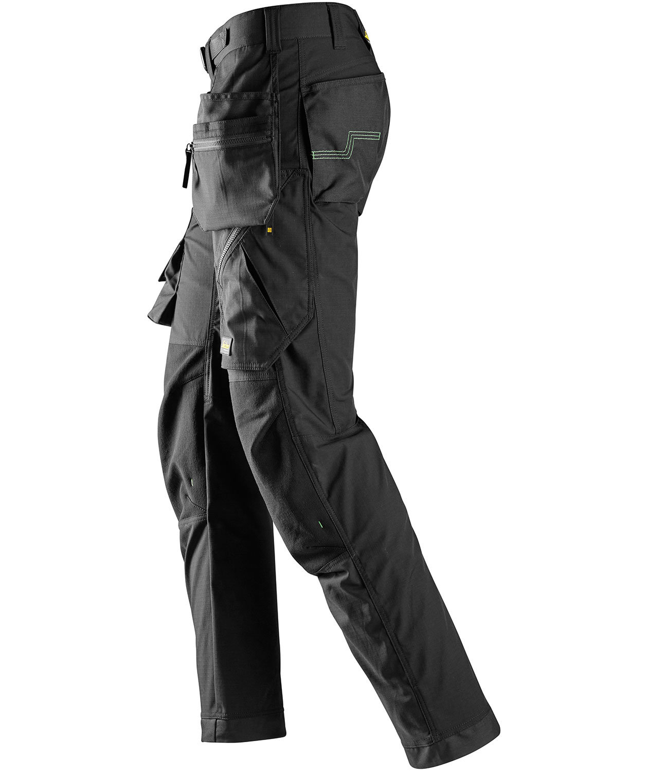 Snickers FlexiWork gulvleggerbukse+ 6923, Svart, large image number 3