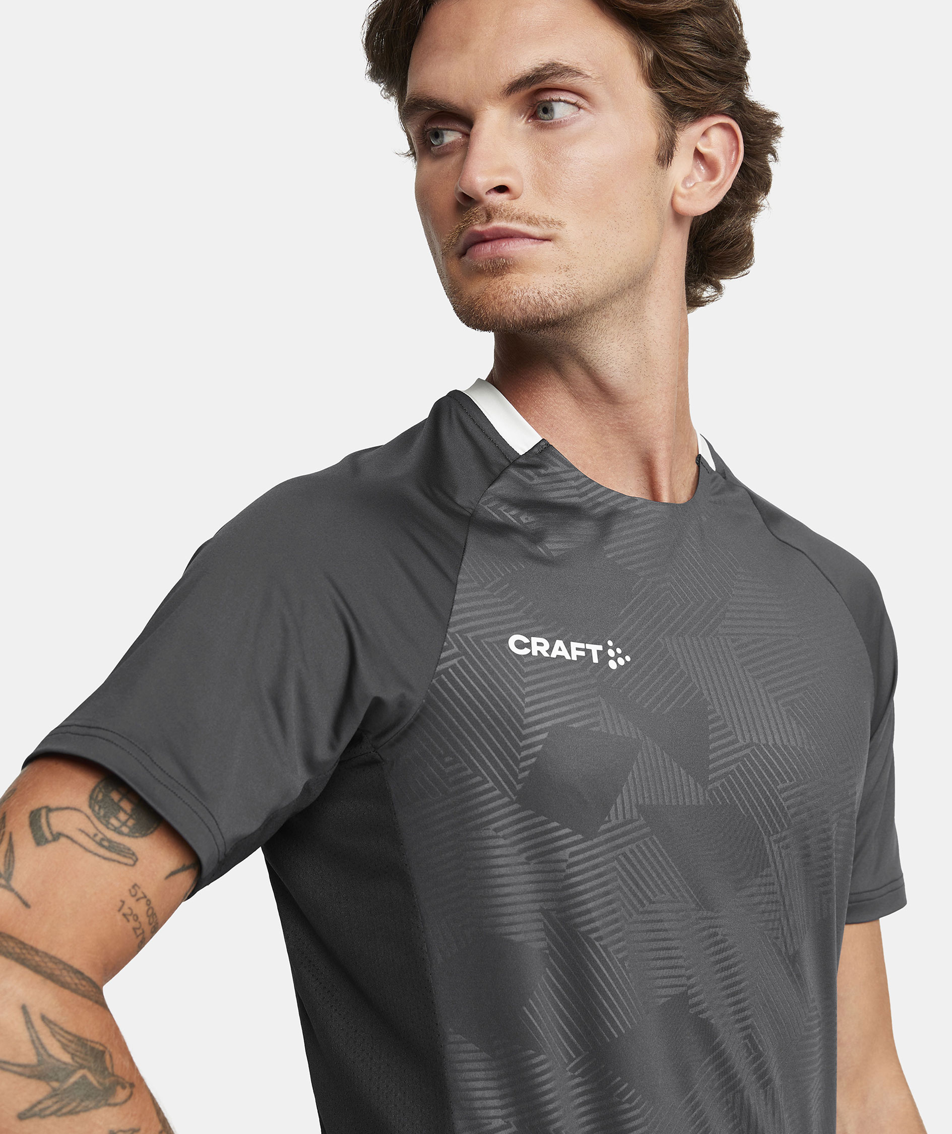 Craft Premier Solid Jersey T-shirt, Asphalt, large image number 3