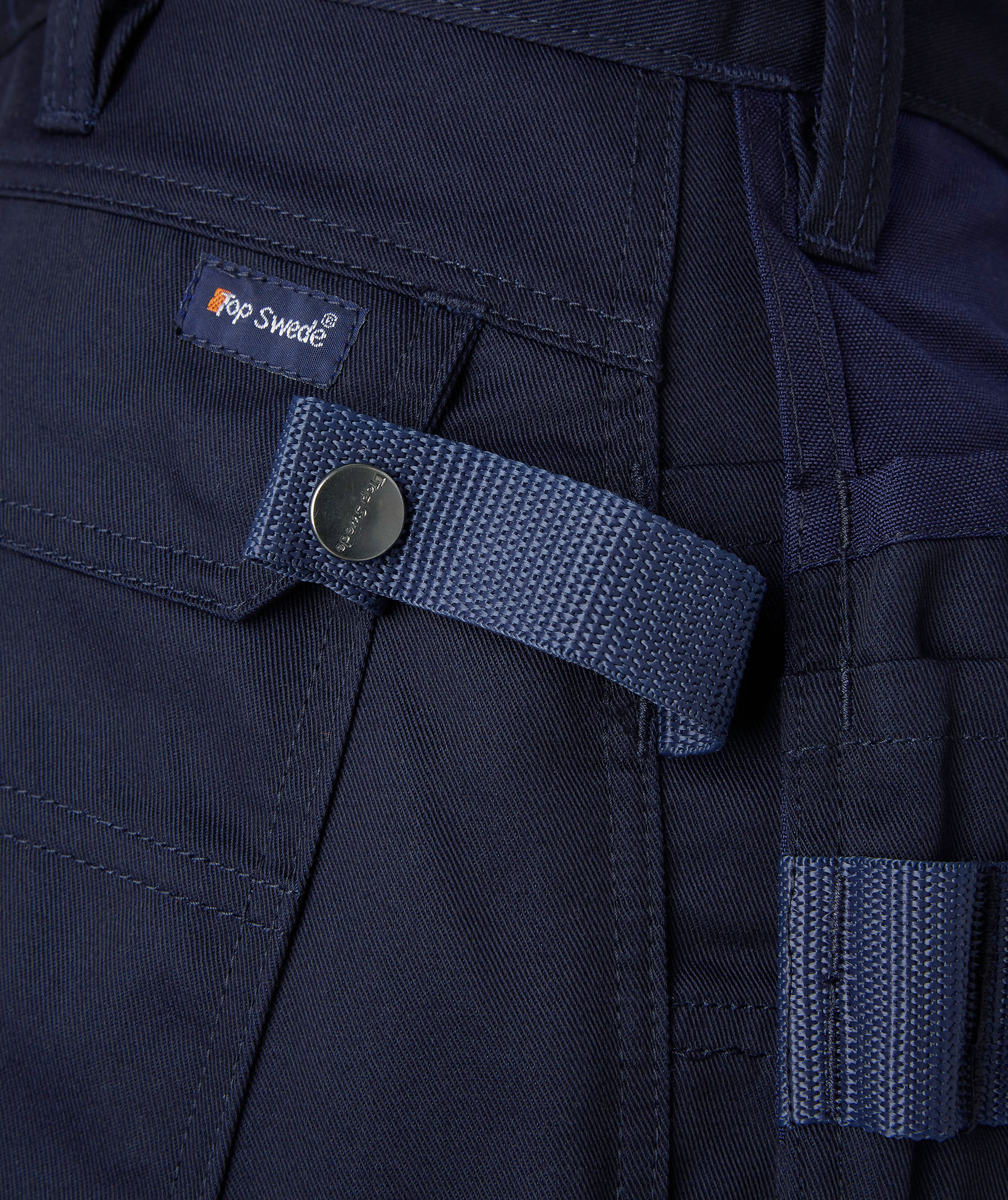 Top Swede craftsman trousers 193, Navy, large image number 4