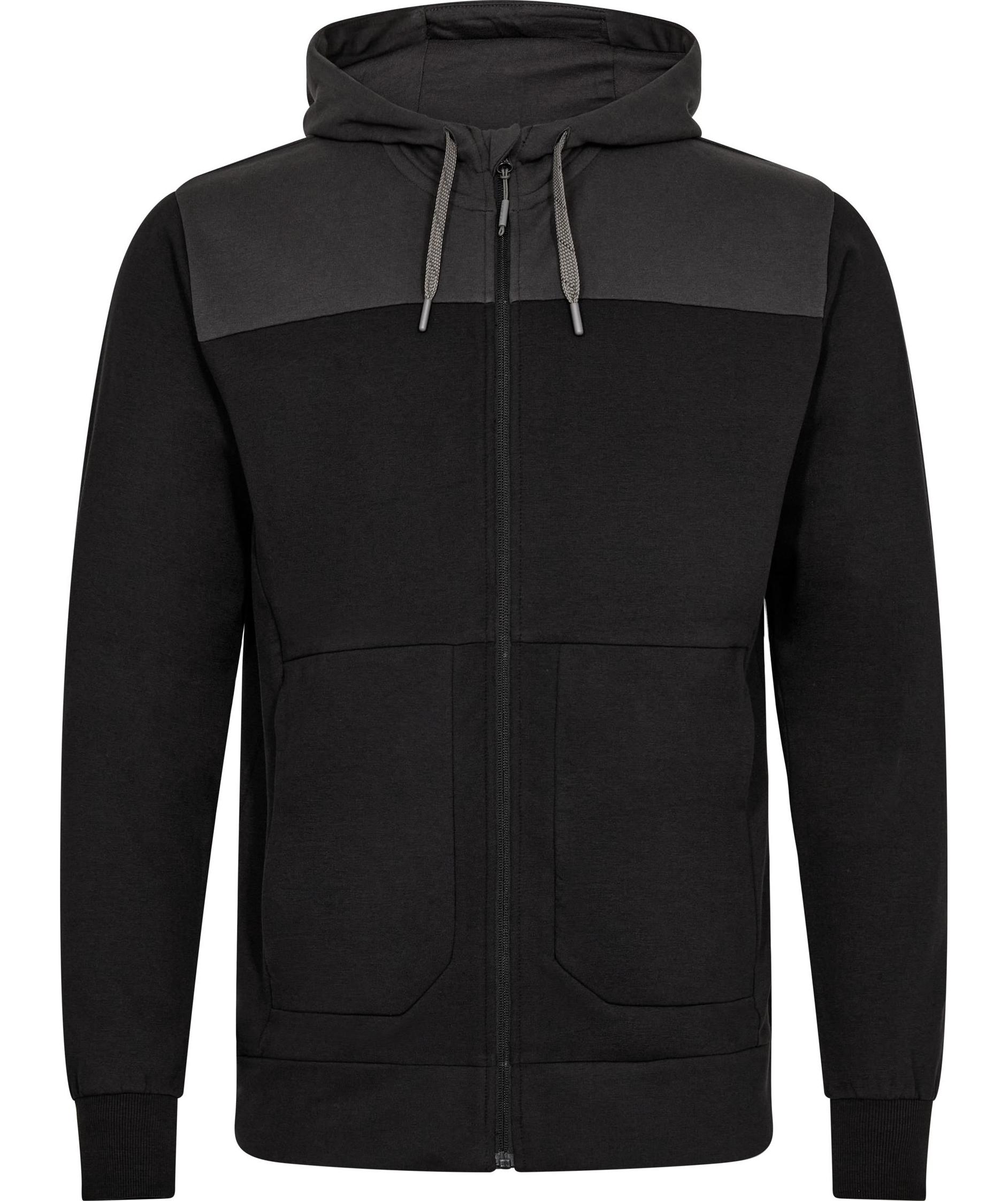 Engel Entire hettegenser med glidel&aring;s, Black/Anthracite Grey, Black/Anthracite Grey, swatch