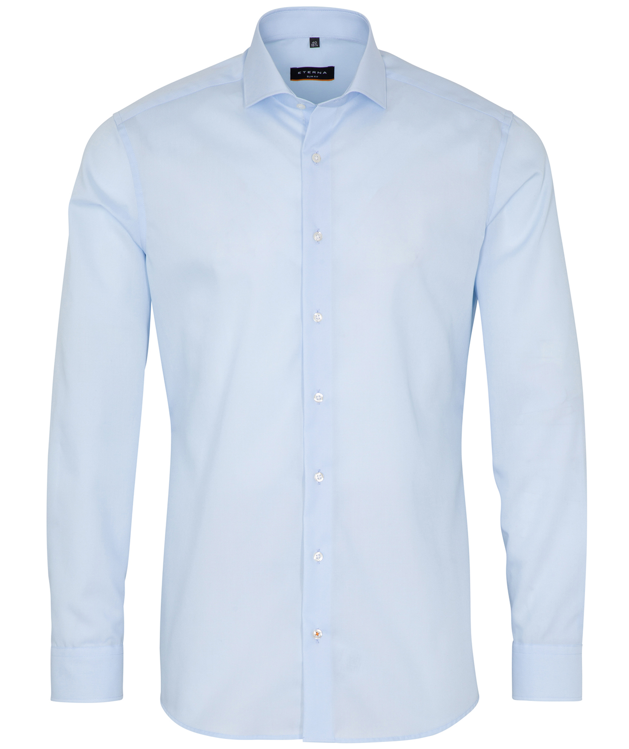Eterna Uni Slim fit Poplin skjorte, Lysebl&aring;