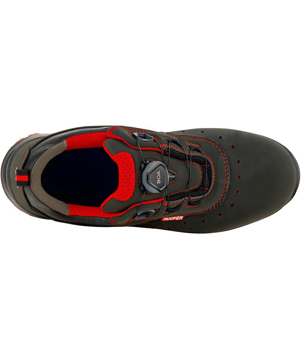 VM Footwear Norimberk work shoes O1PL, Black/Red, large image number 4