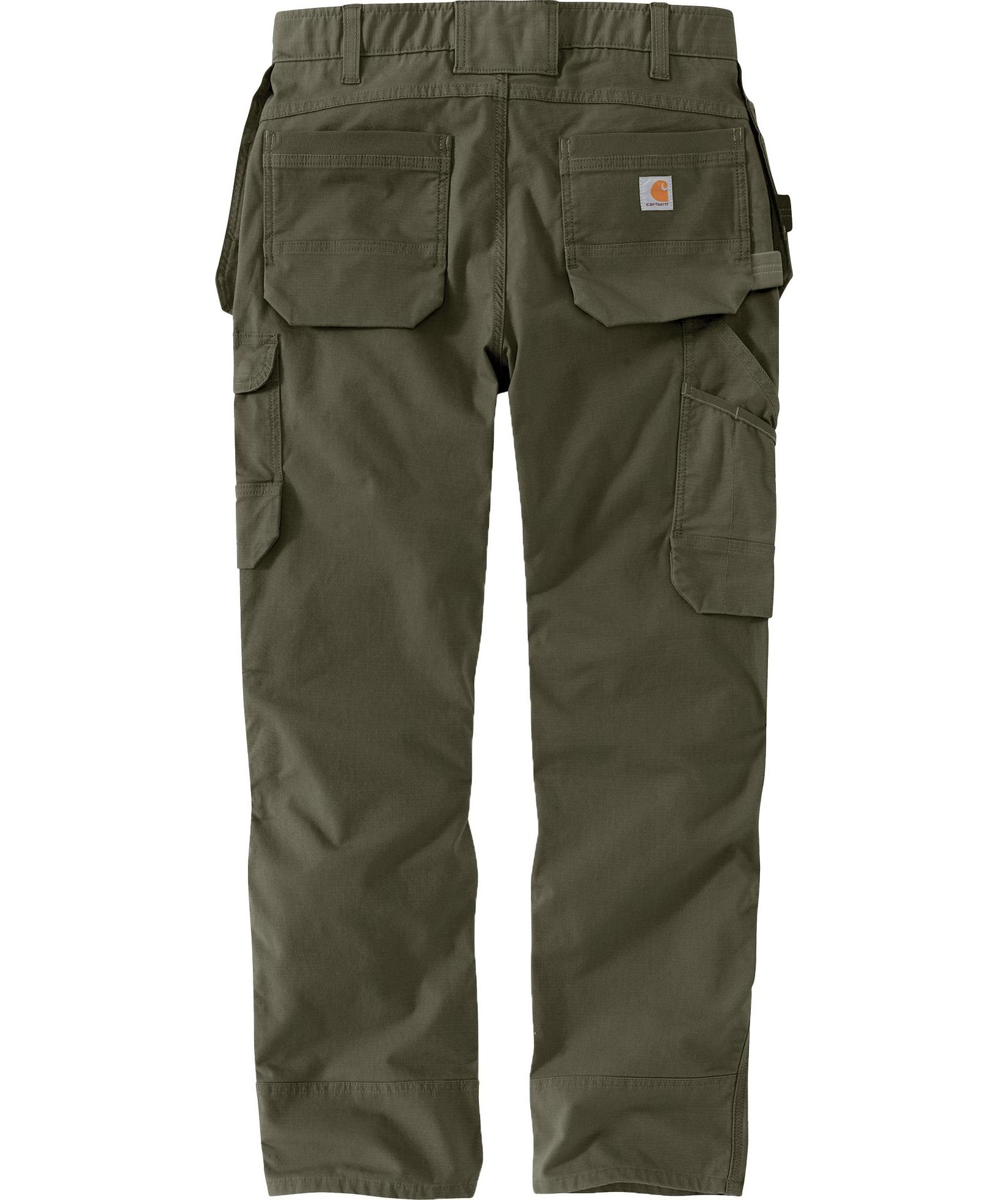 Carhartt Steel cargo h&aring;ndv&aelig;rkerbukser, Moss, large image number 2
