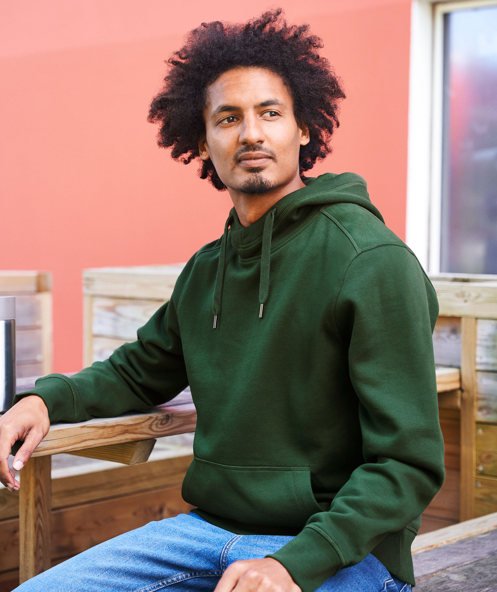 ID Core Kapuzensweatshirt, Flaschengr&uuml;n