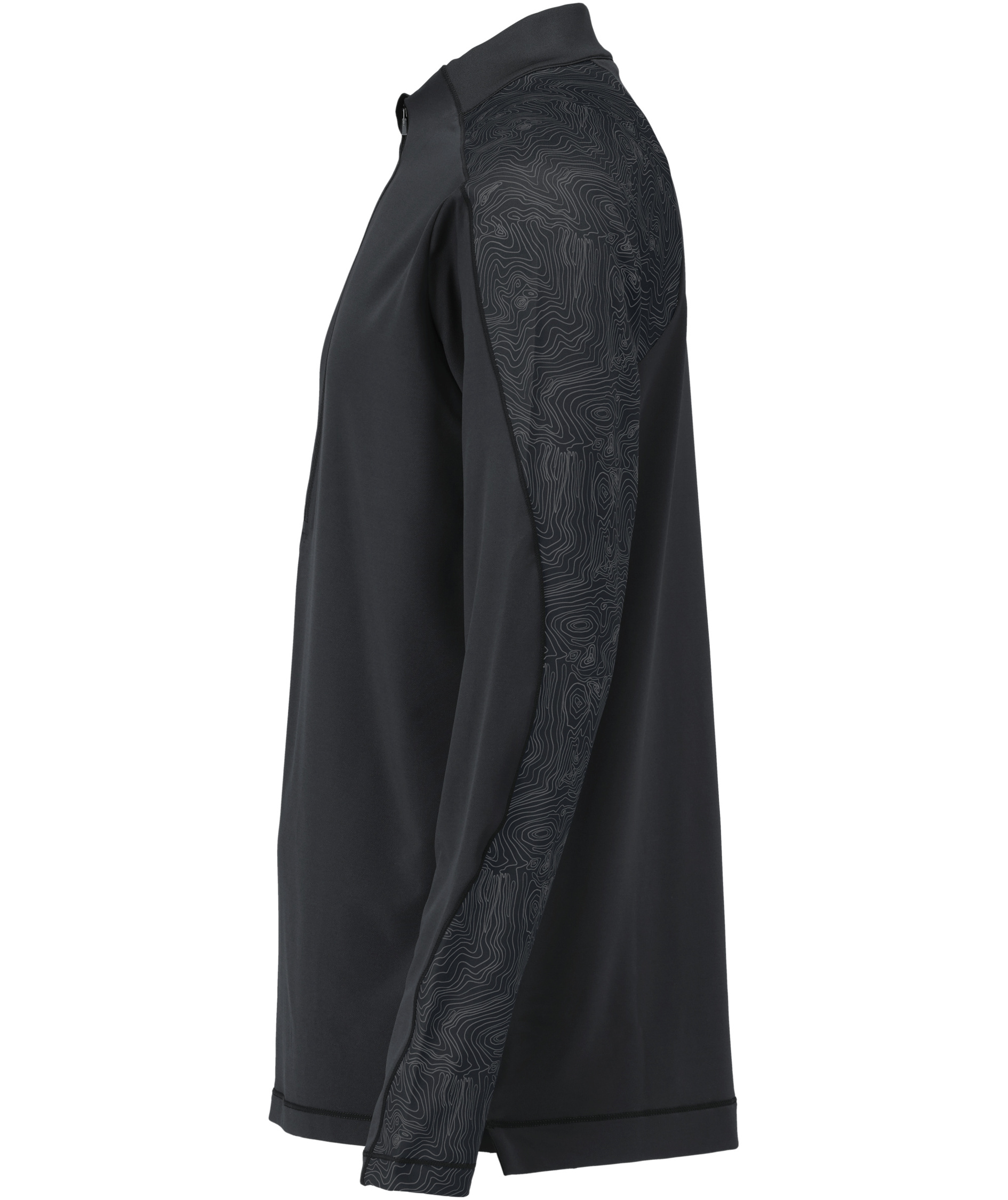 Mascot Customized half zip langermet T-skjorte, Svart, large image number 3