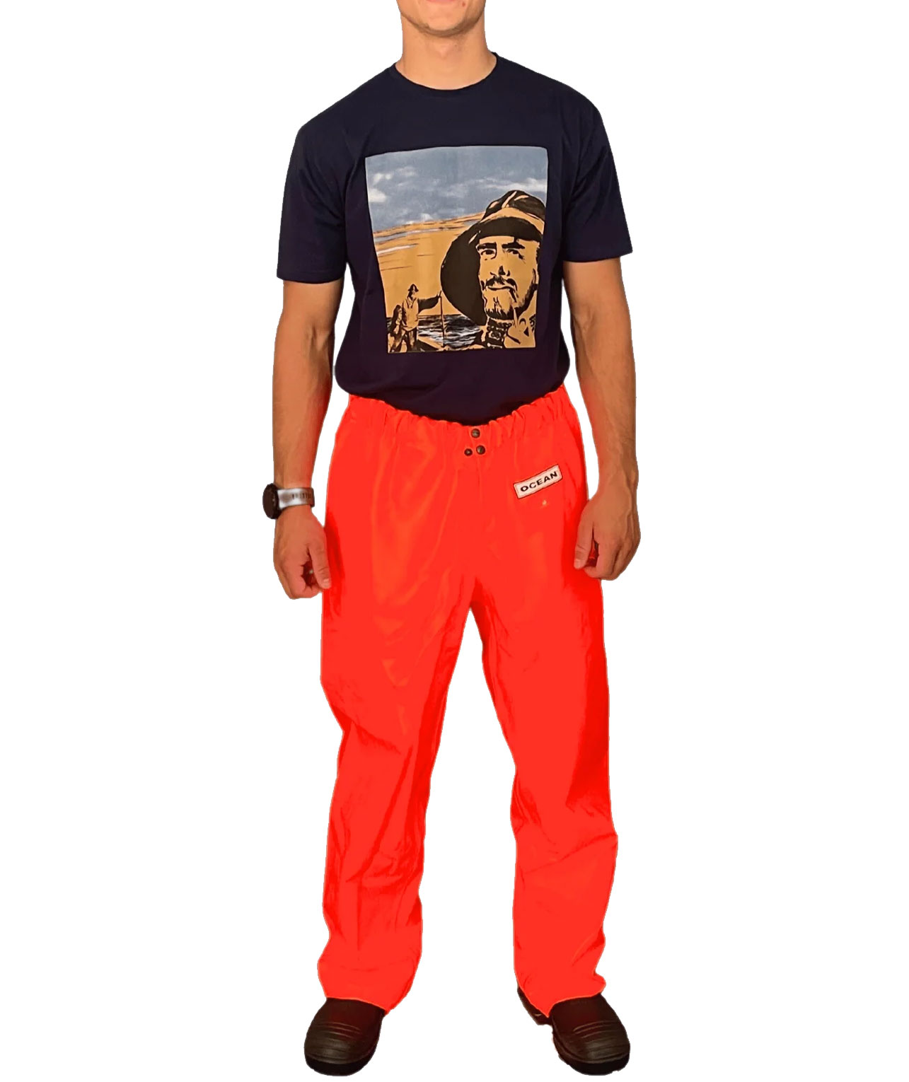 Ocean Offshore Heavy FR regnbukse, Oransje