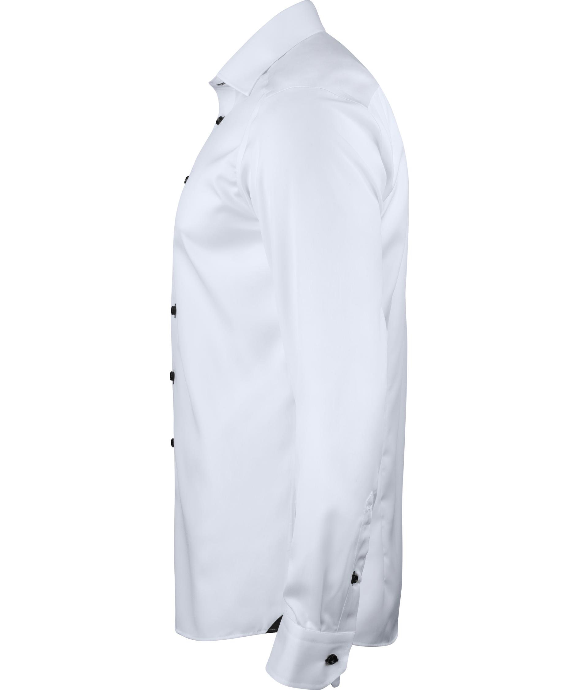 J. Harvest & Frost Twill Red Bow 20 regular fit skjorta, Vit/Svart, large image number 2