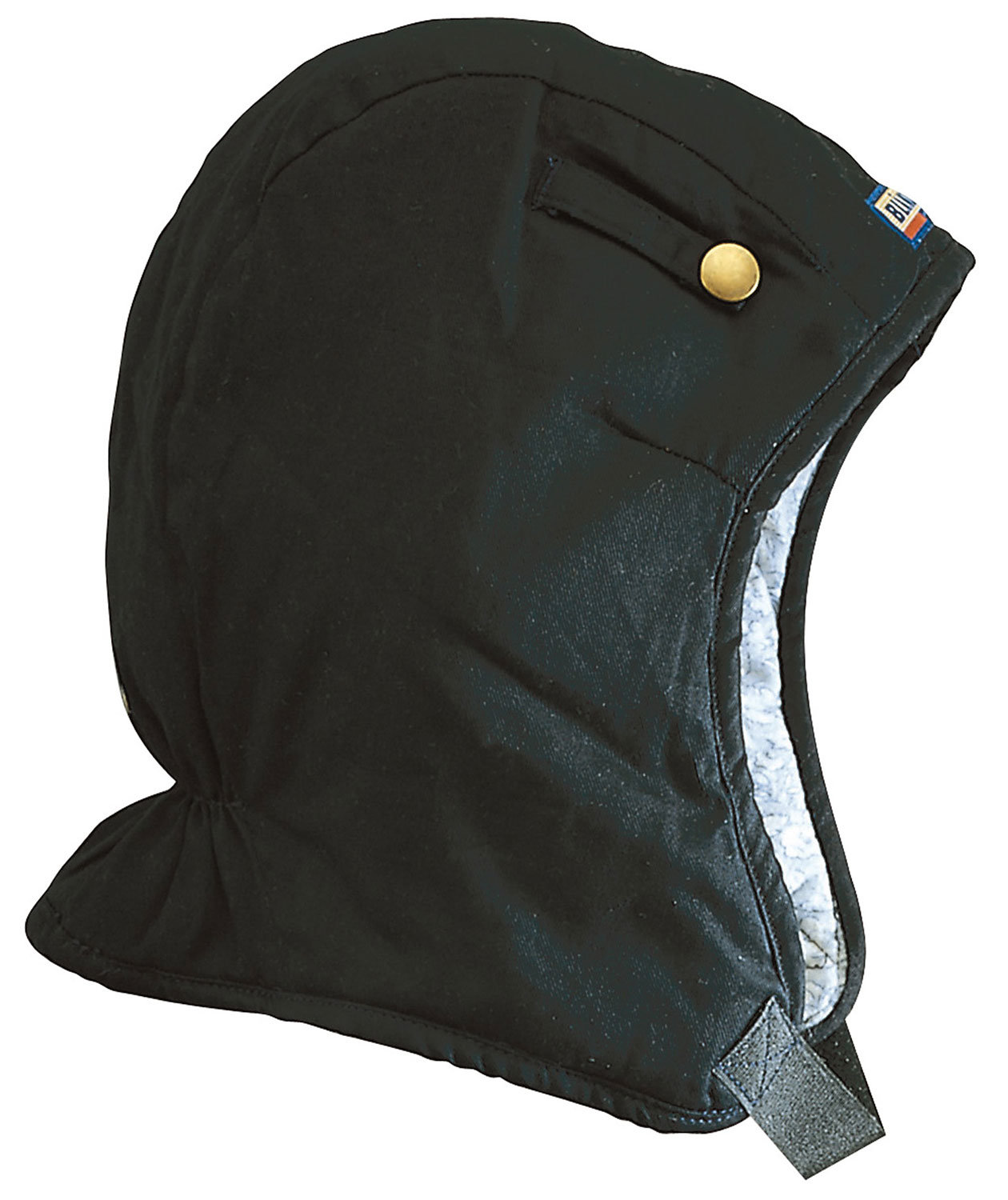 Bl&aring;kl&auml;der fodrad hj&auml;lmluva, Svart