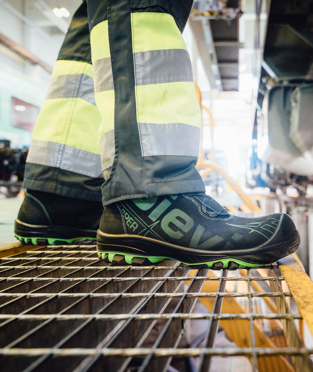 Sievi ViperX Roller H+ dame vernest&oslash;vletter S3, Svart/Gr&oslash;nn, large image number 3