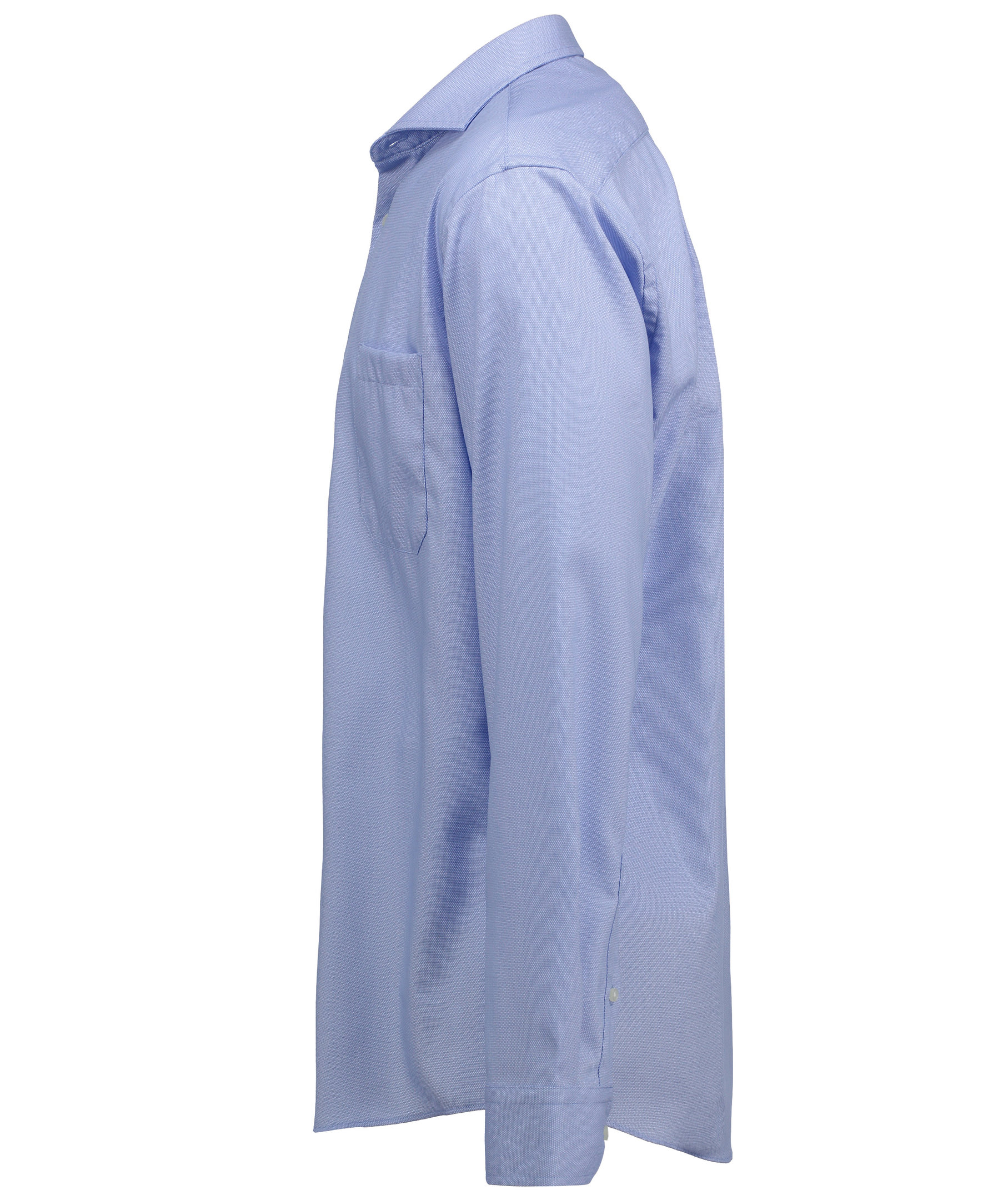 Seven Seas Dobby Royal Oxford modern fit shirt with chest pocket, Light Blue, large image number 3