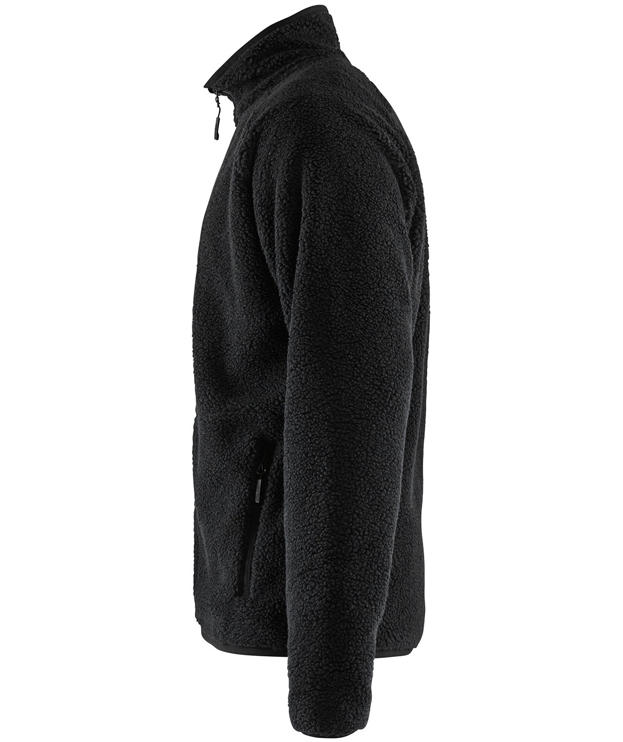 Bl&aring;kl&auml;der p&auml;lsfiberjacka, Svart, large image number 2