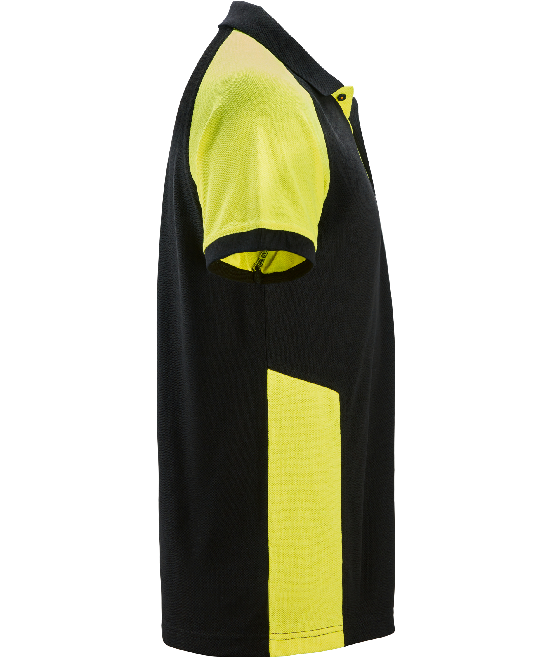Snickers polo T-skjorte 2750, Black/Neon Yellow, large image number 4