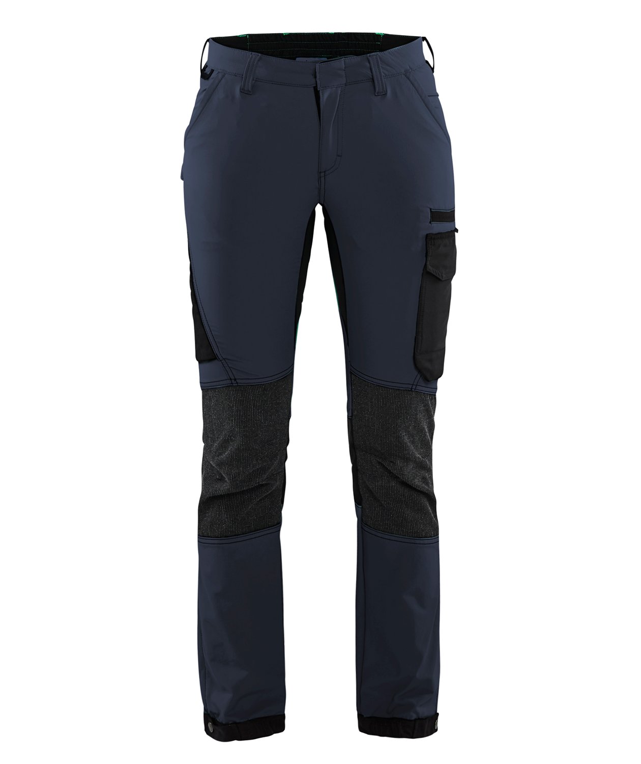 Bl&aring;kl&auml;der servicebyxa dame full stretch, Dark Marin/Svart