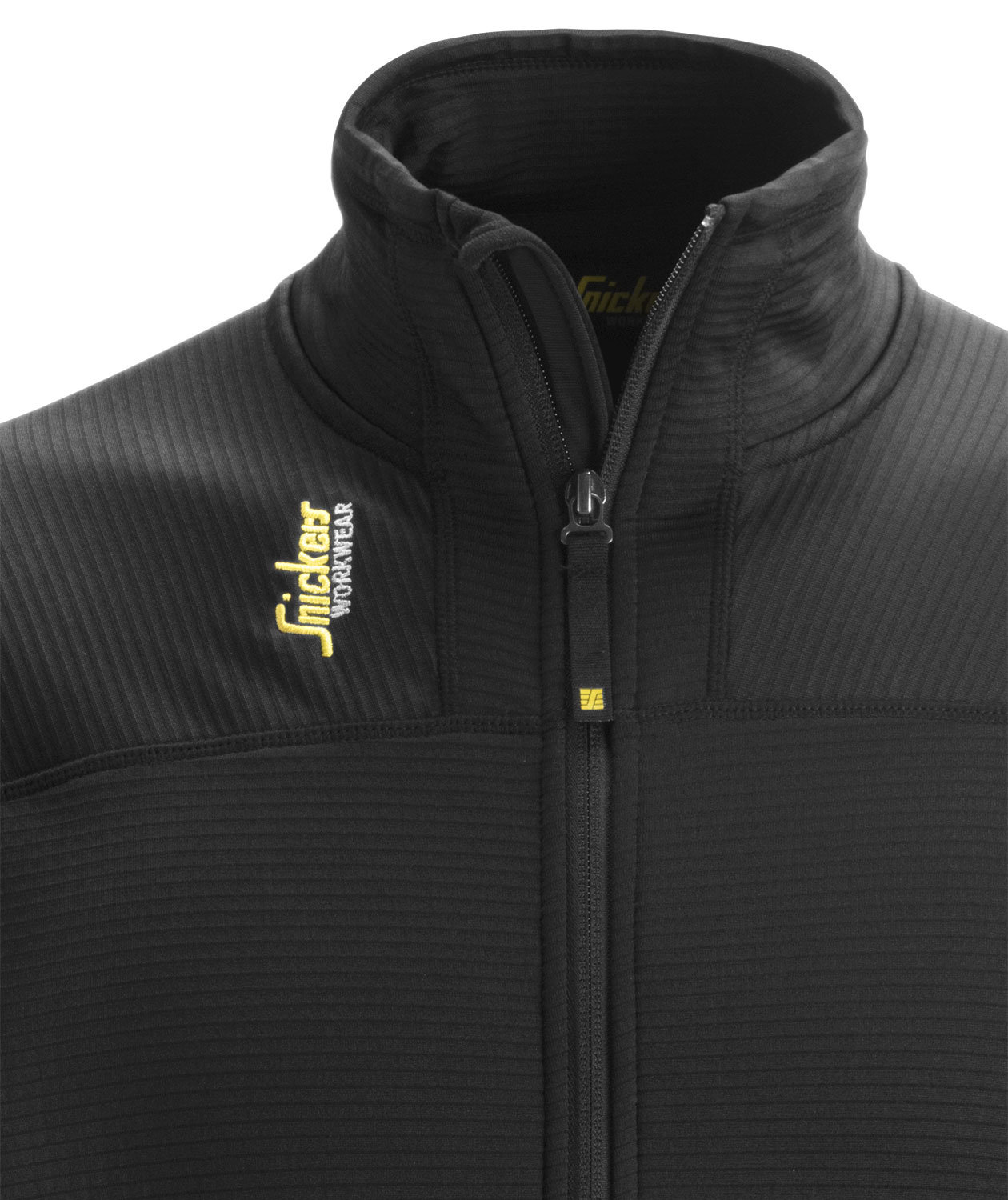 Snickers Body Mapping midlayer Cardigan 9438, Schwarz, large image number 4