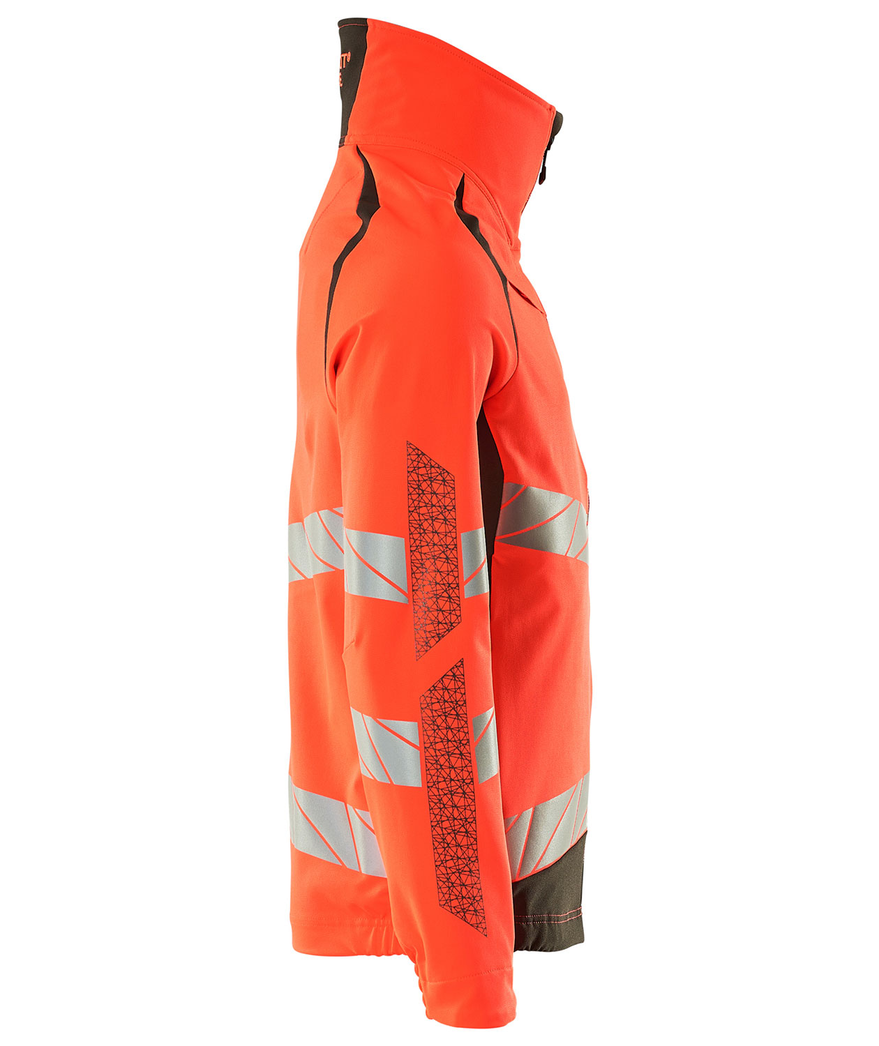 Mascot Accelerate Safe Jacke full stretch, Hi-vis Rot/dunkles Anthrazit, large image number 3