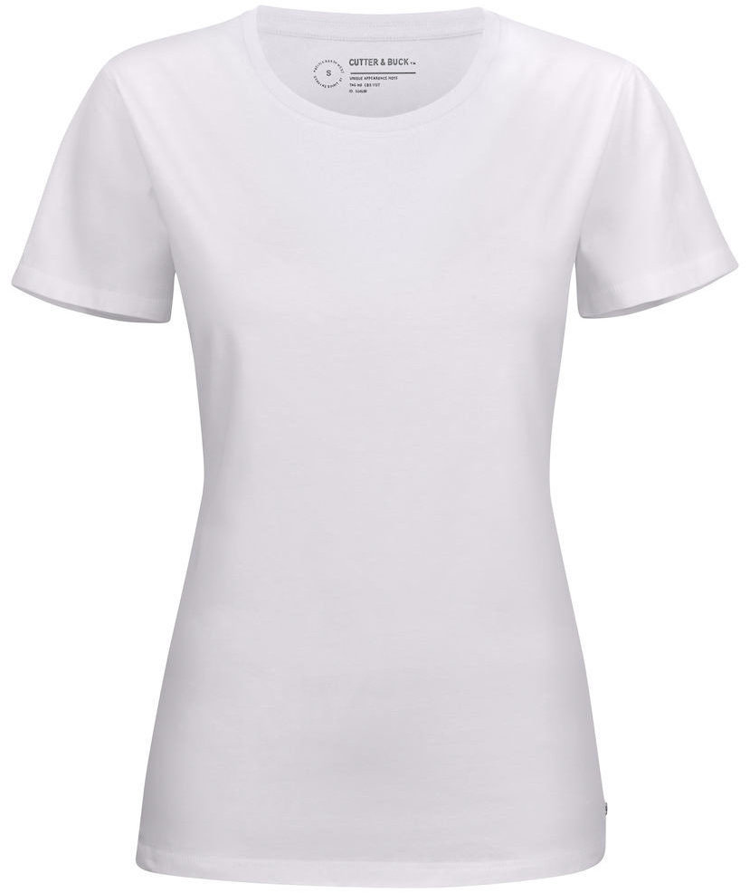Cutter & Buck Manzanita Damen T-Shirt, Wei&szlig;