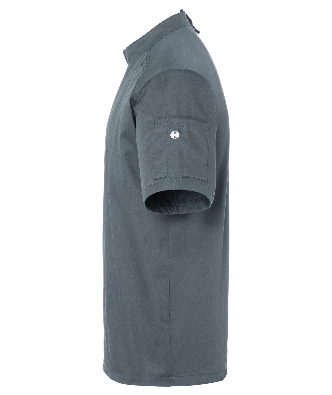 Karlowsky kurz&auml;rmelige Kochjacke, Anthrazitgrau, large image number 3
