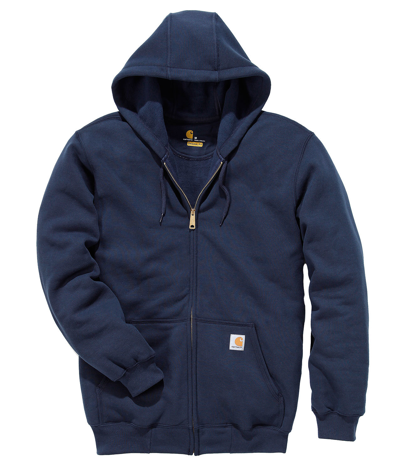 Carhartt Marquette hoodie med dragkedja, New Navy