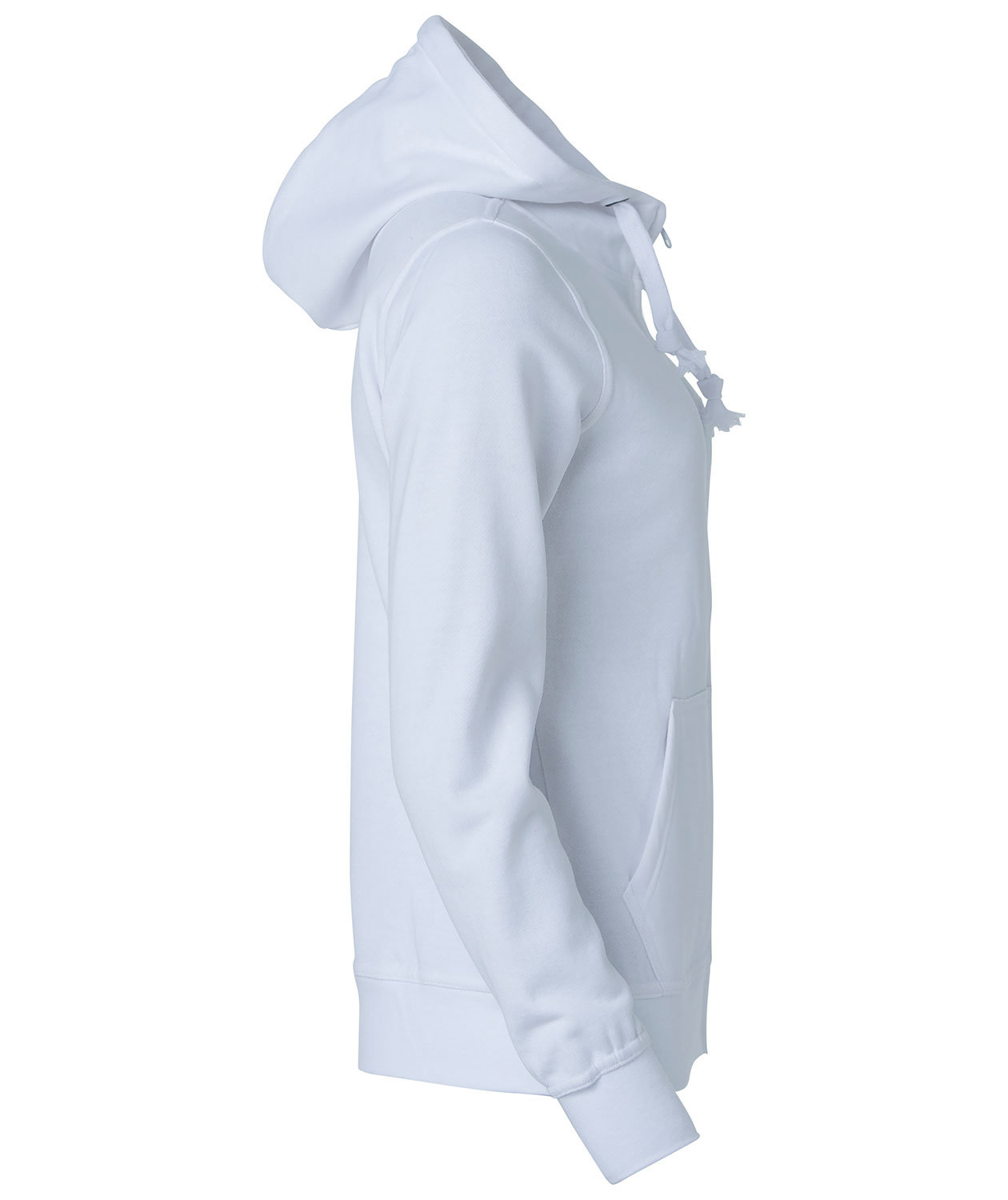 Clique Basic Hoody Zip dame hettegenser, Hvit, large image number 3