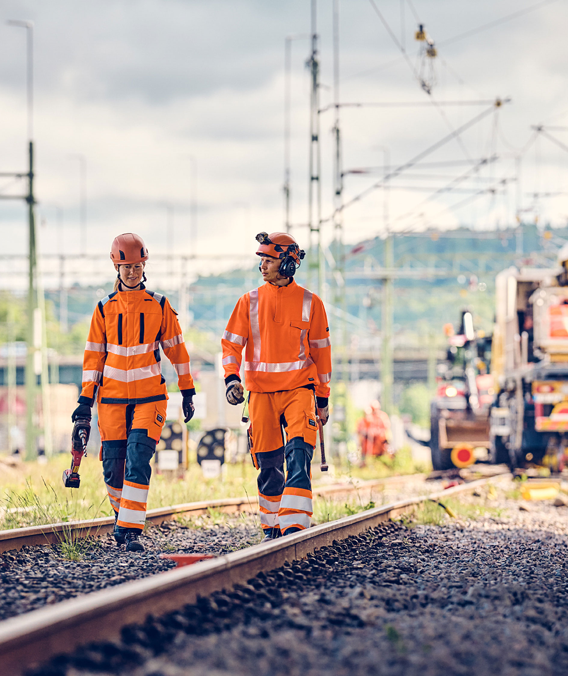 Tranemo FR Halfzip Sweatshirt, Hi-vis Orange
