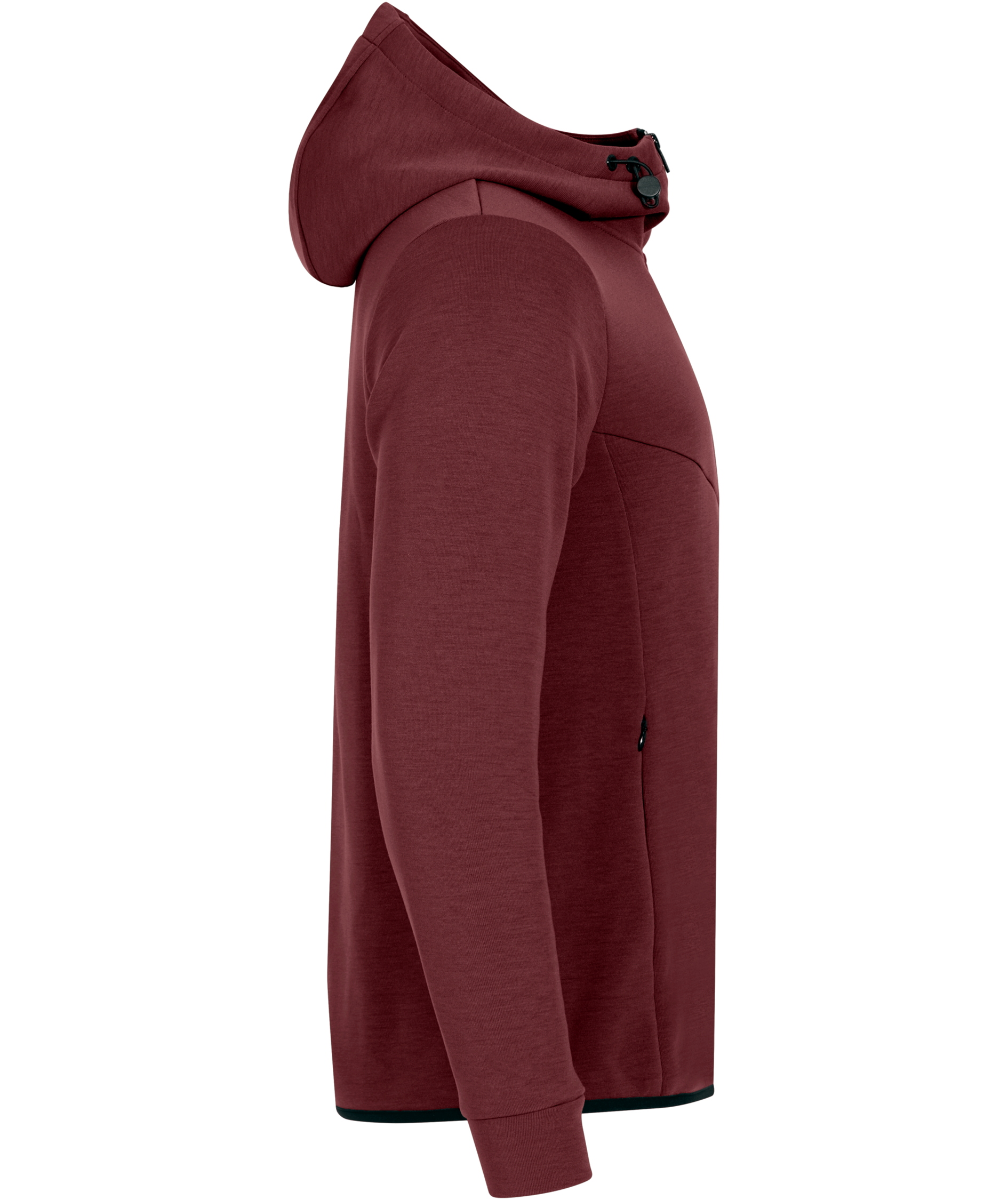 Clique Hayden Hoody Full Zip hoodie med blixtl&aring;s, Vinr&ouml;d, large image number 3