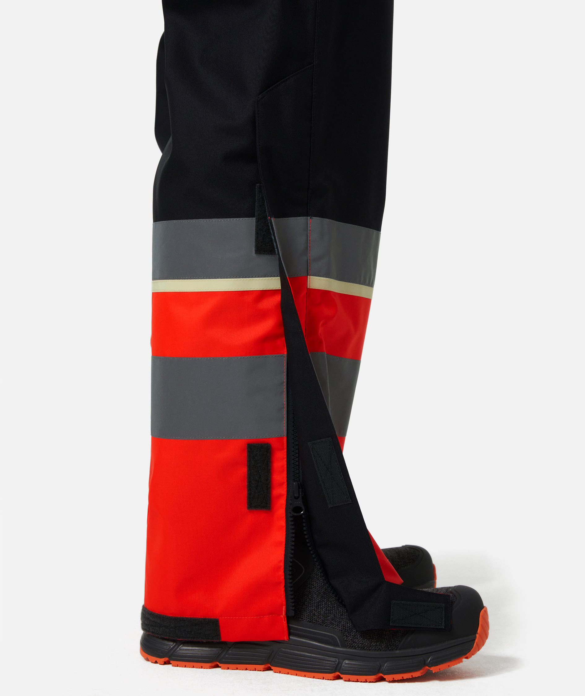 Helly Hansen UC-ME skalbukser, Hi-Vis R&oslash;d/Ebony, large image number 5