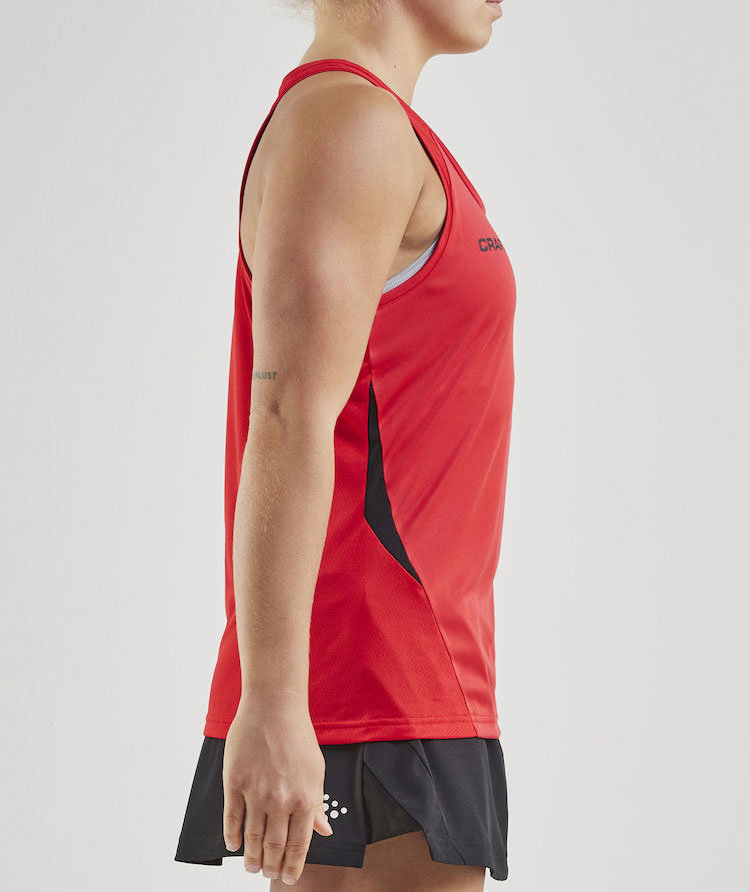 Craft Pro Control Impact tank top dam, Bright red, large image number 3