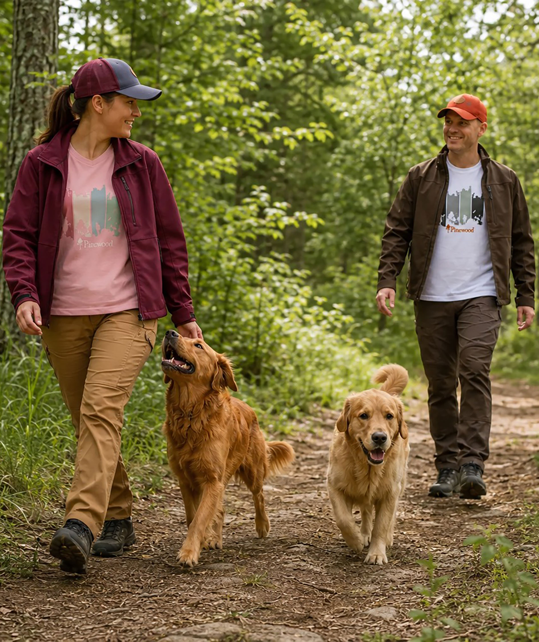 Pinewood Dog Sports Hybrid dame softshelljakke, Earth Plum, large image number 14