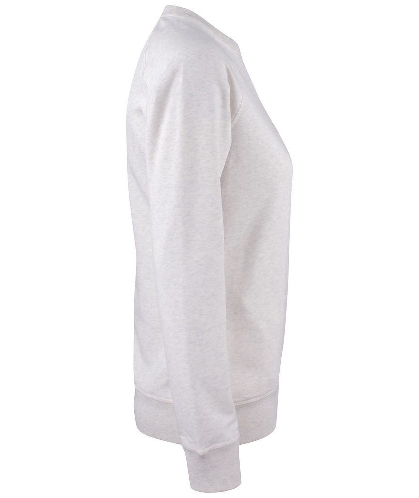 Clique Premium OC sweatshirt dam, Ljusgr&aring; fl&auml;ckig, large image number 2
