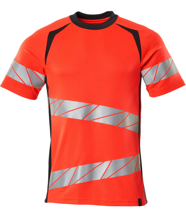 Mascot Accelerate Safe T-skjorte, Hi-Vis R&oslash;d/M&oslash;rk Marine, Hi-Vis R&oslash;d/M&oslash;rk Marine, swatch