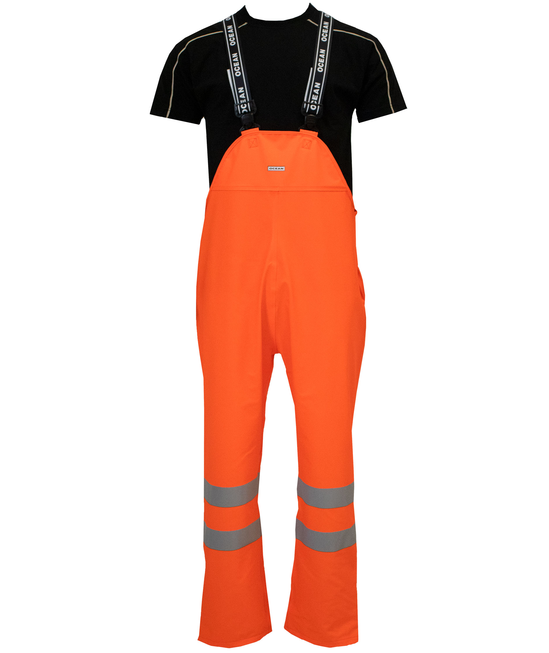 Ocean Beacon Comfort Regenlatzhose, Hi-vis Orange