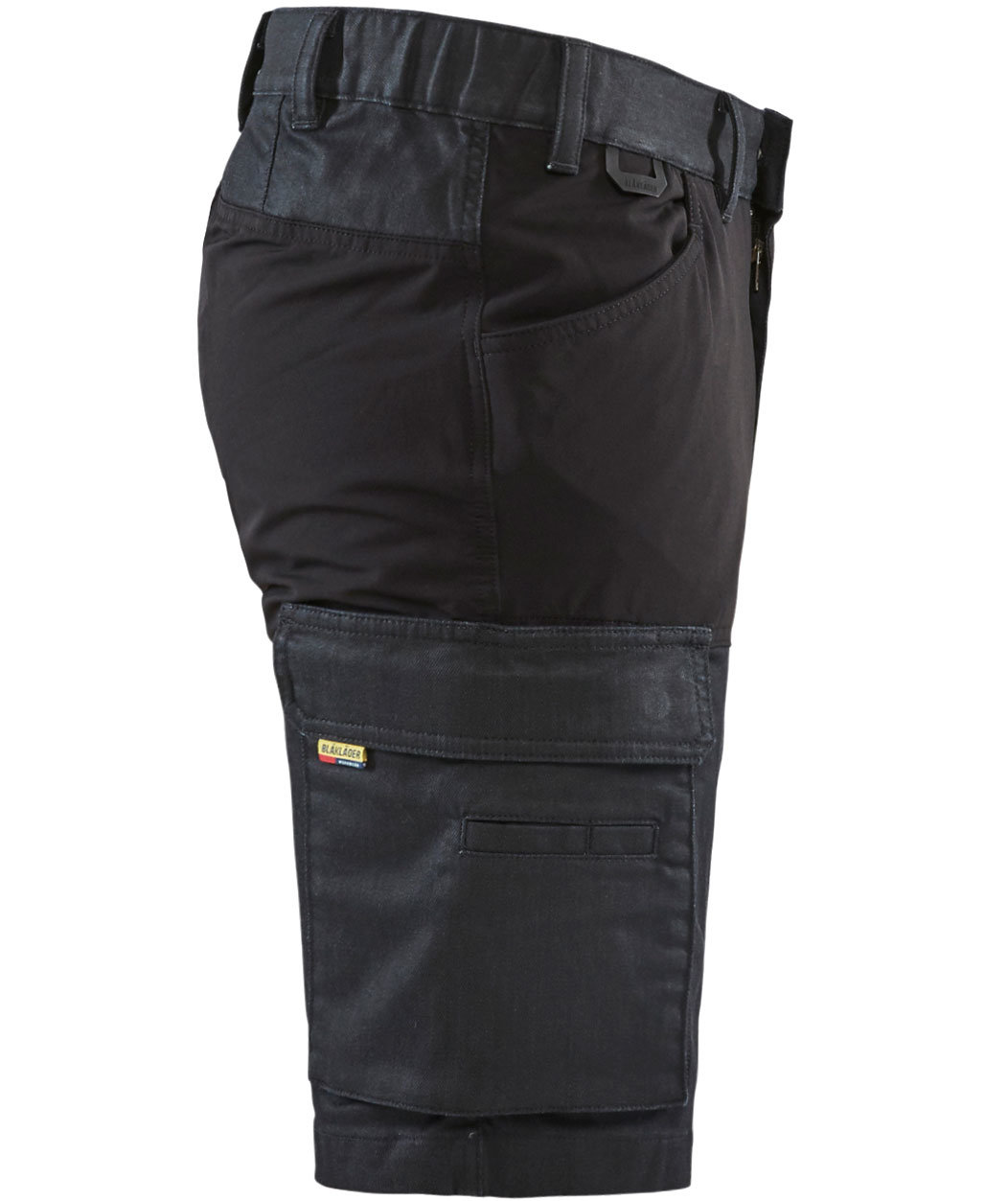 Bl&aring;kl&auml;der arbejdsshorts, Marine/Sort, large image number 3