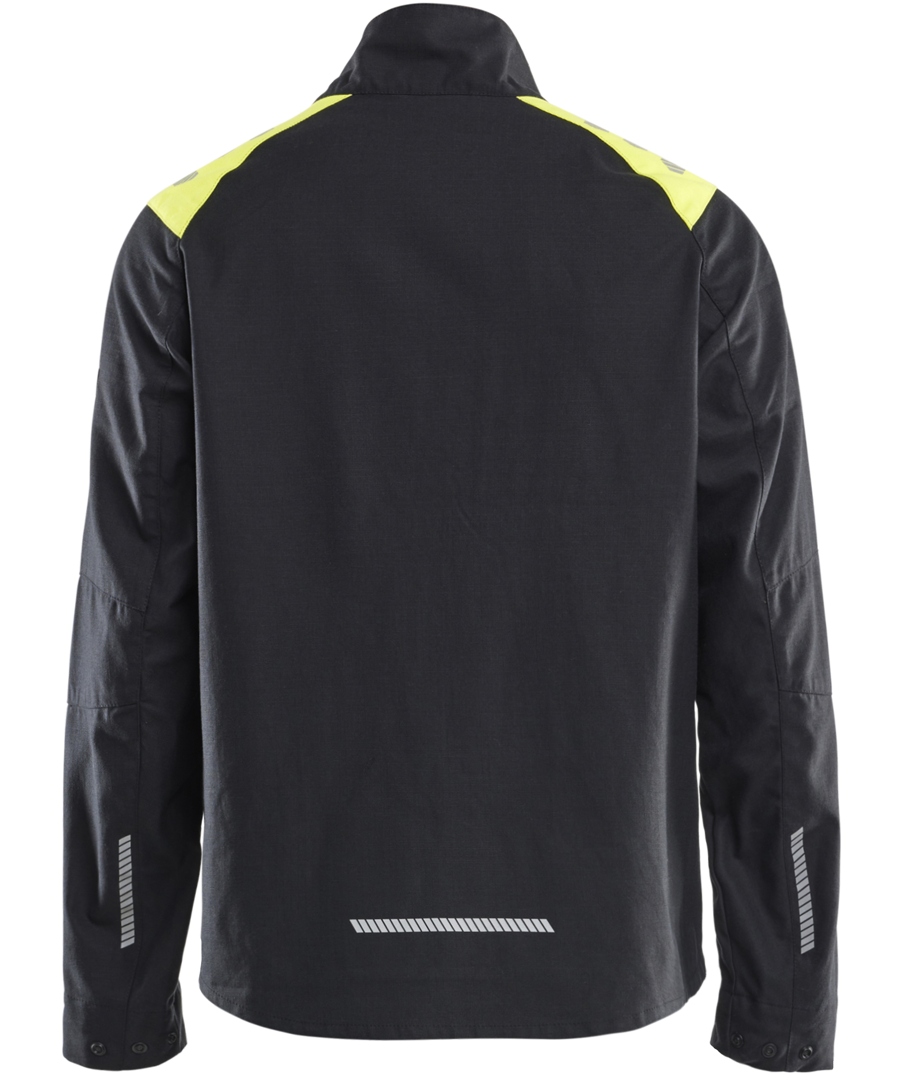 Bl&aring;kl&auml;der&nbsp;FR arbetsskjorta, Svart/Varselgul