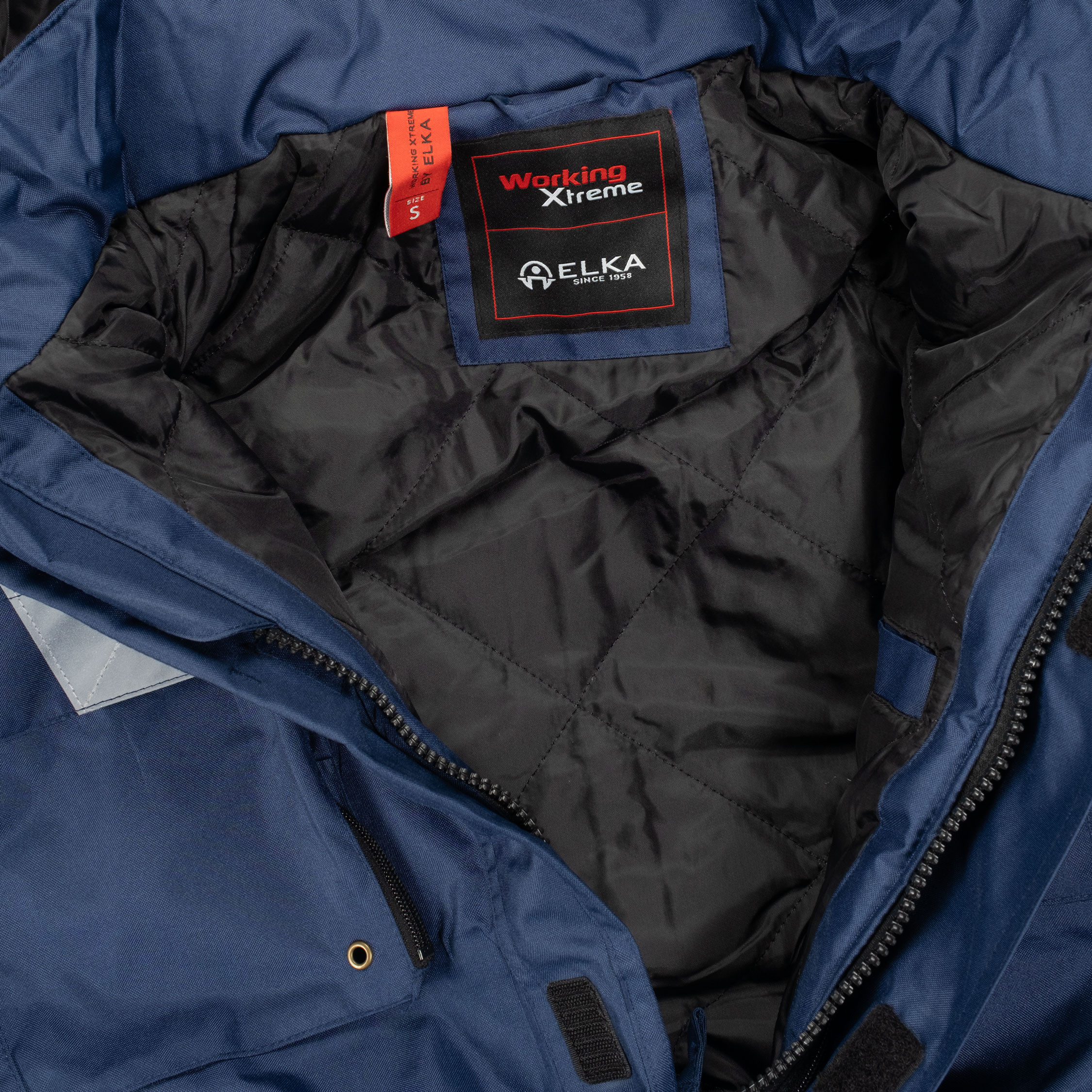 ELKA Working Xtreme termooverall, Bl&aring;/Svart, large image number 2