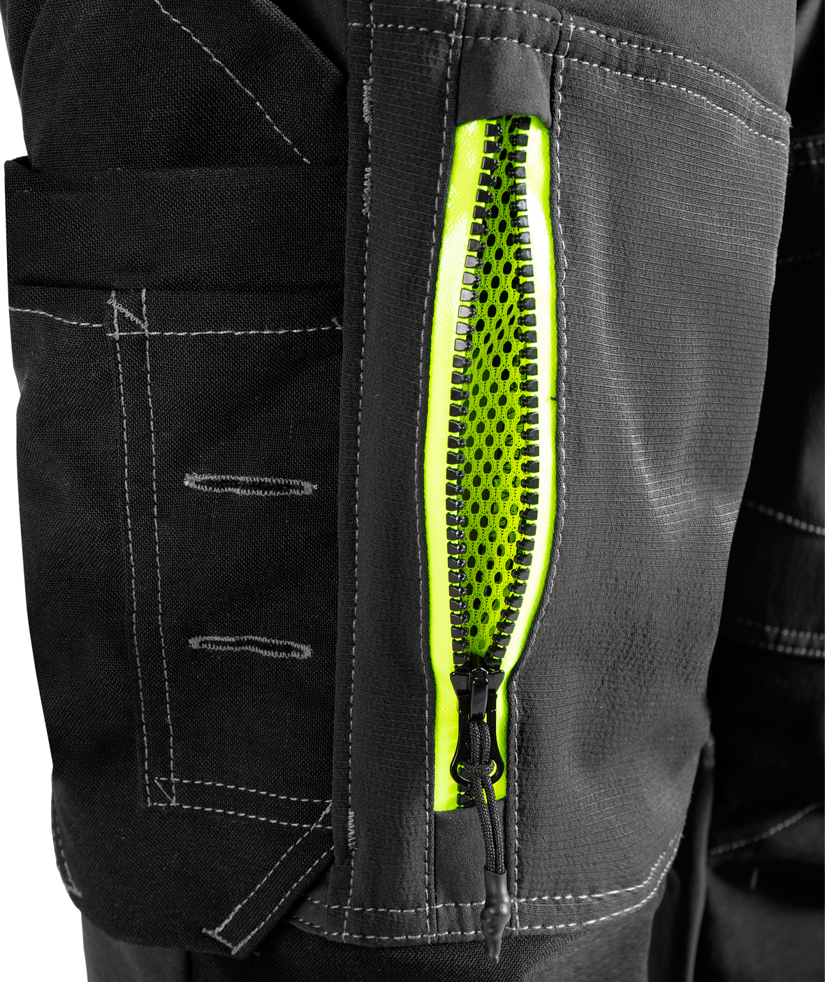 Fristads work trousers 2578 STP full stretch, Black, large image number 3