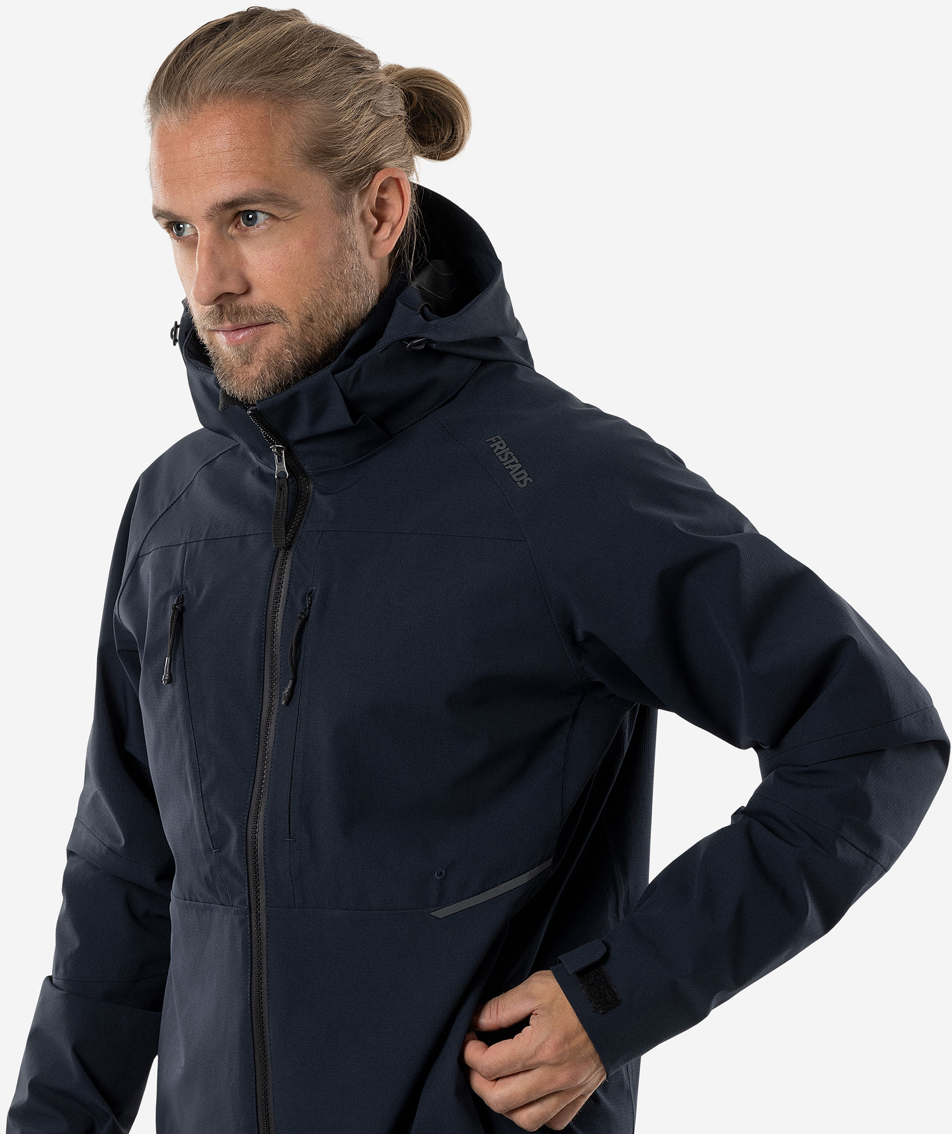 Fristads skaljakke 4881 GLS full stretch, M&oslash;rk Marine, large image number 6