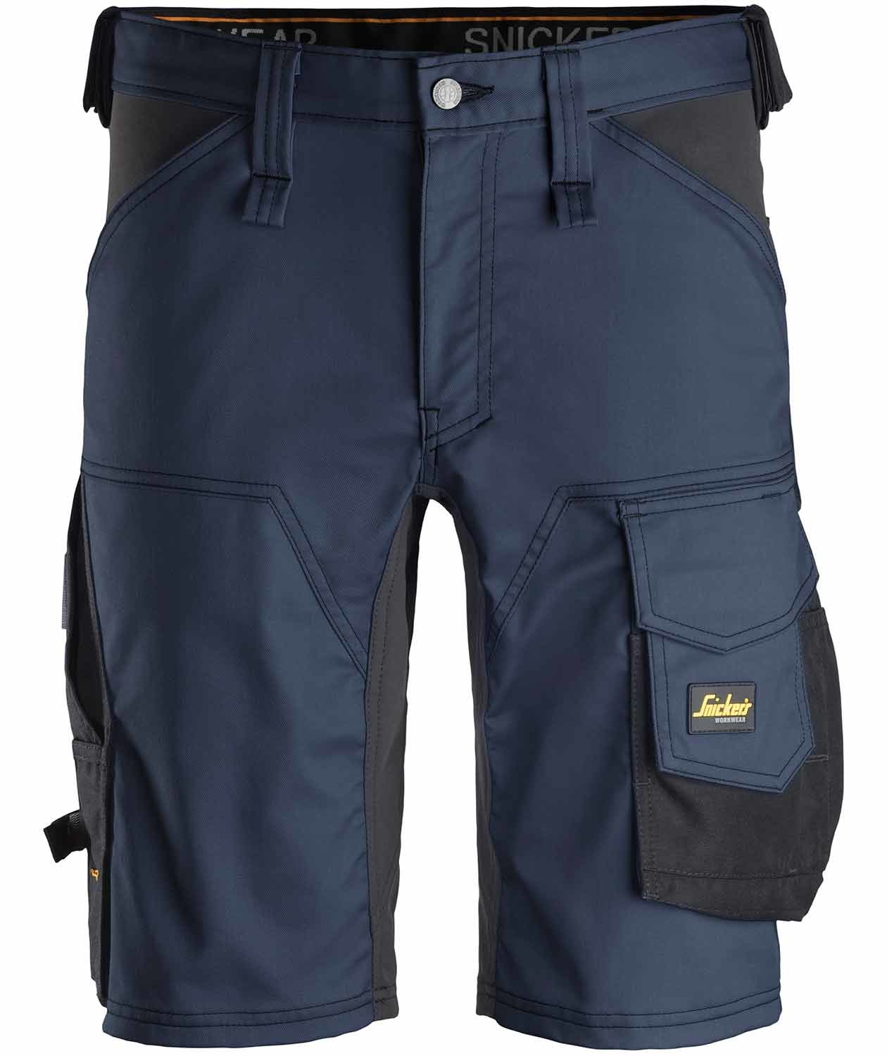Snickers AllroundWork arbeidsshorts 6143, Navy/Svart, Navy/Svart, swatch