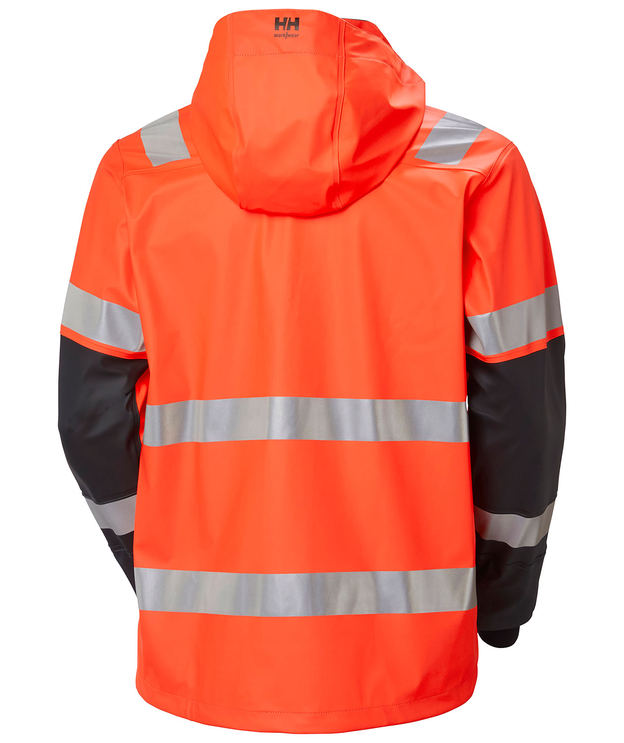 Helly Hansen Alna 2.0 regnjakke, Hi-vis Oransje/Ebony, large image number 3