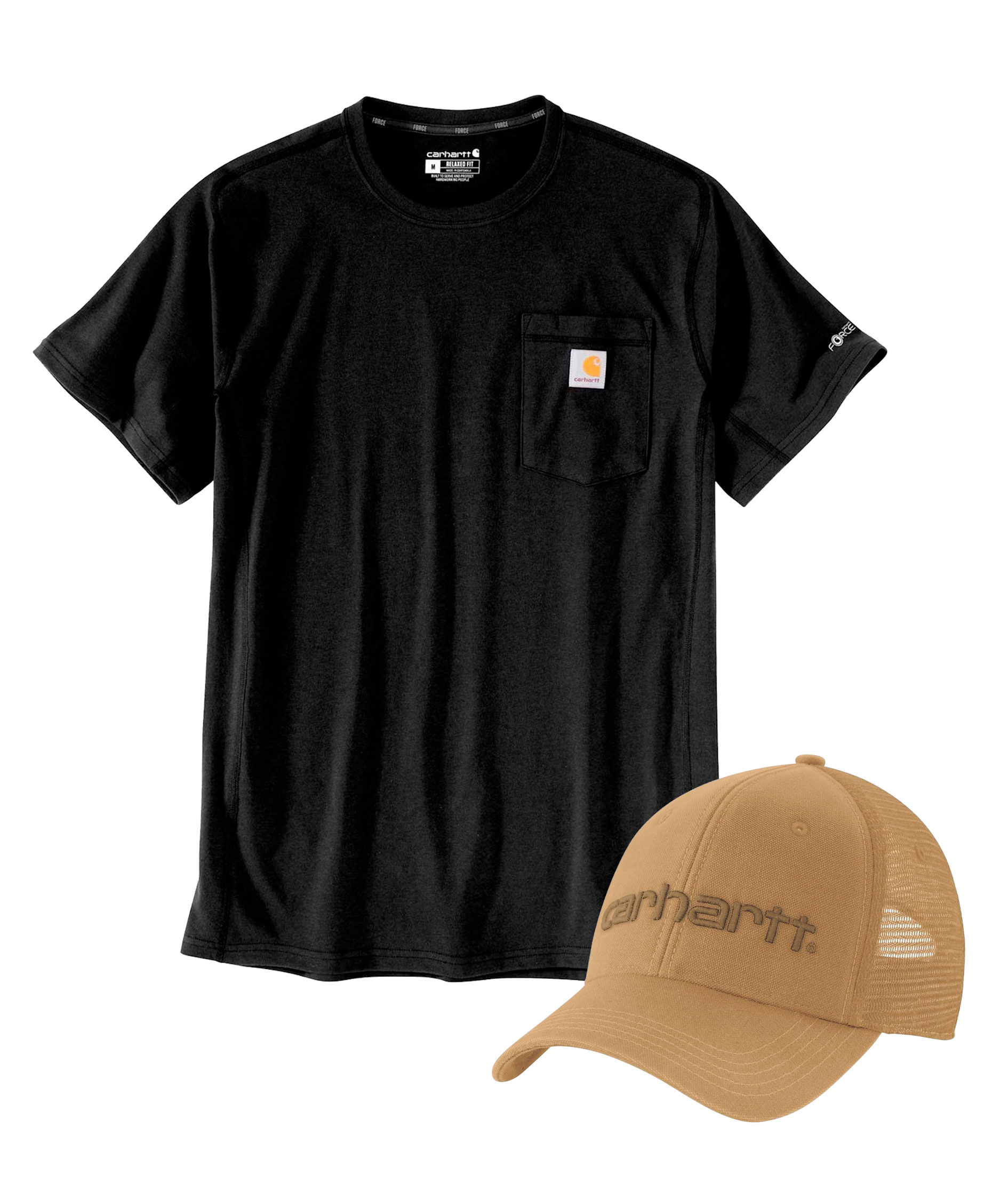 Carhartt keps og T-shirt