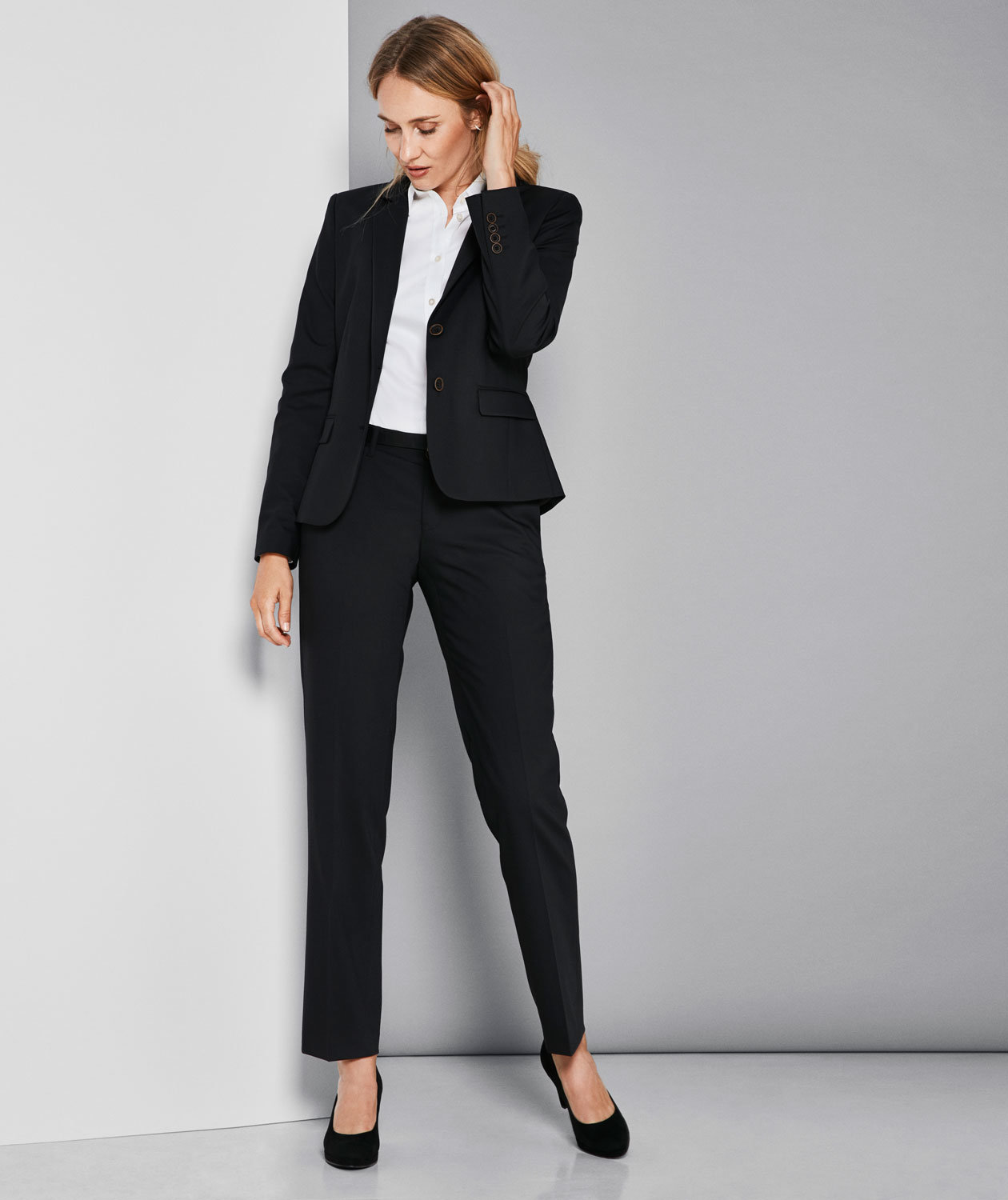 Sunwill Traveller Bistretch Regular Fit Damenhose, Black, large image number 2